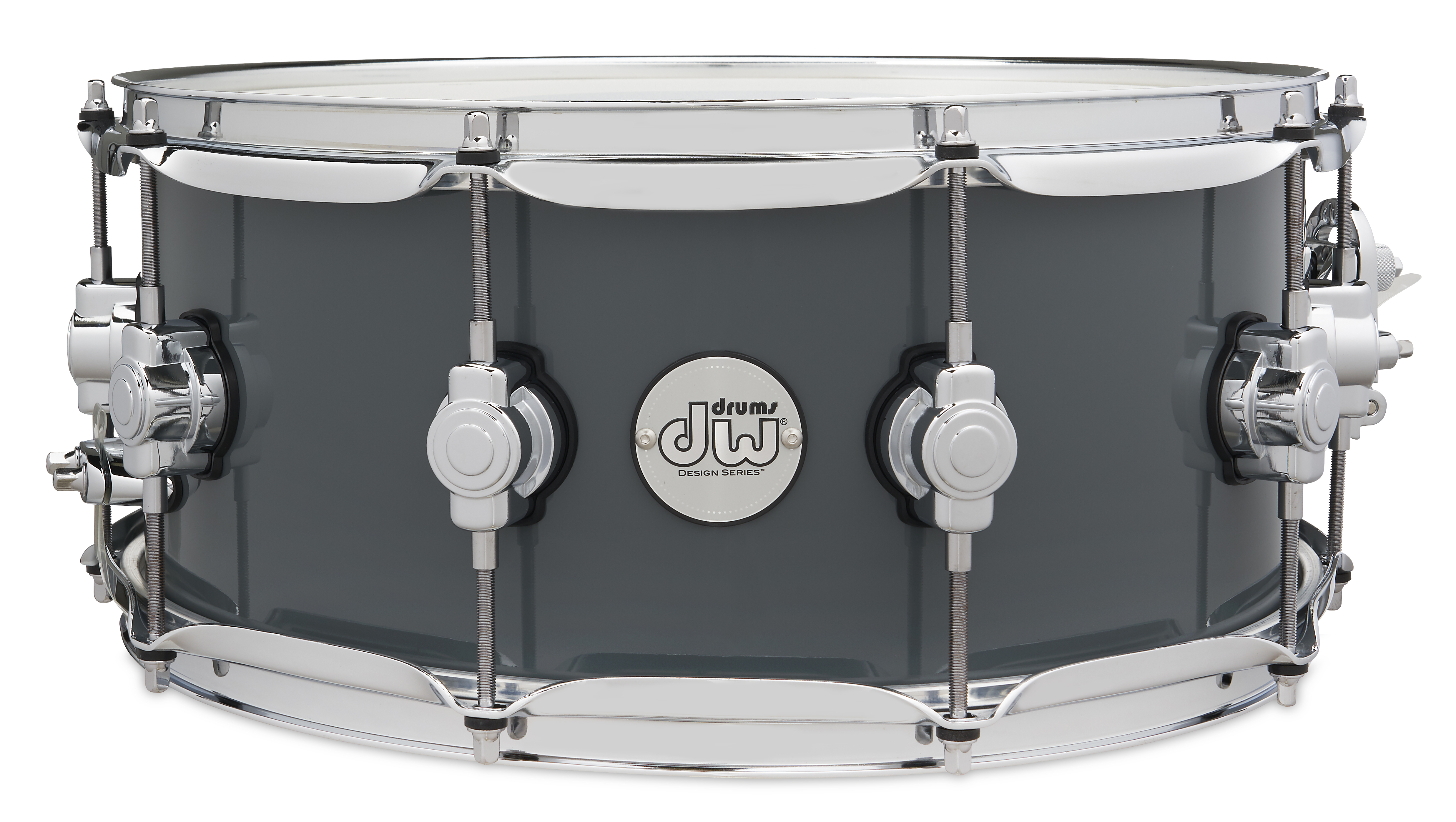 DW Design Series 6x14 Maple Snare Drum - Cherry Stain