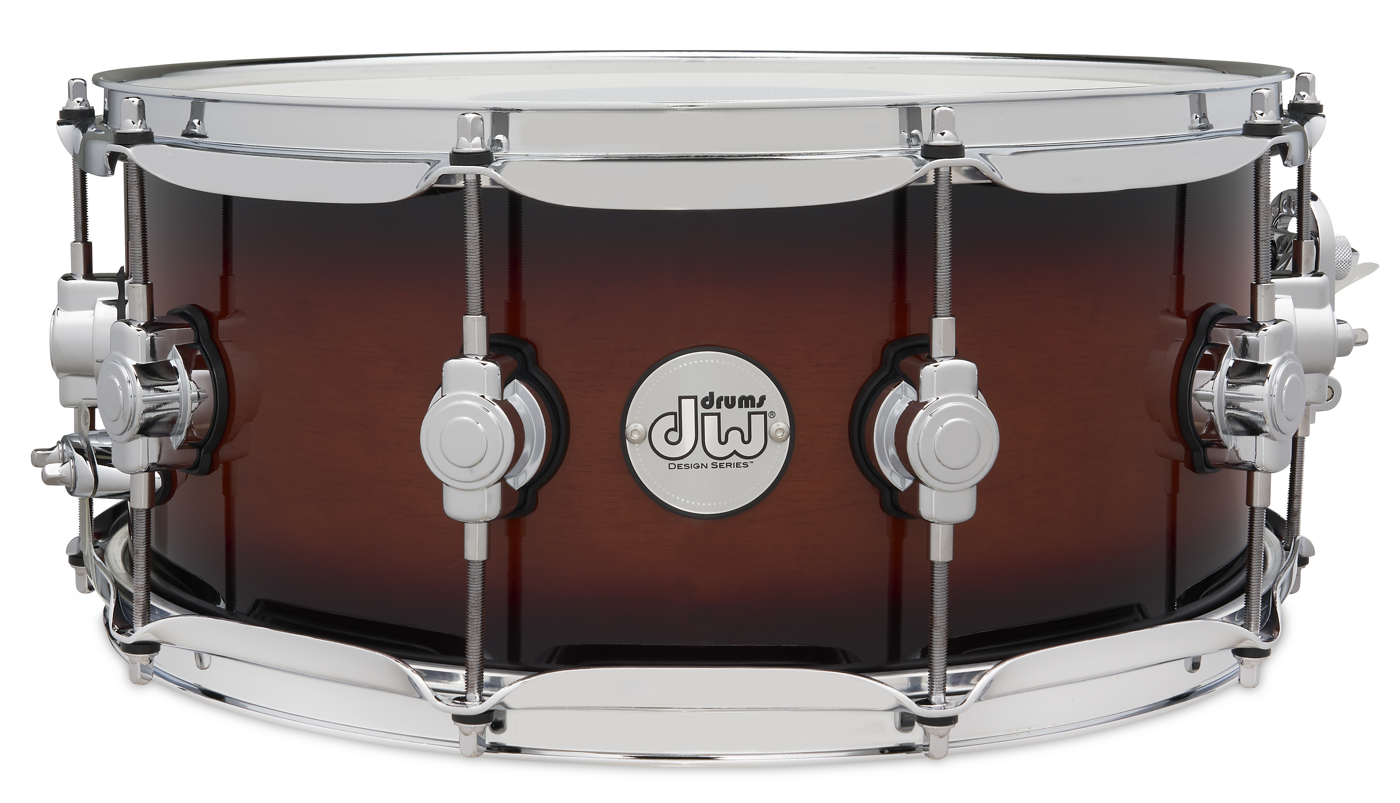 DW Design Series 6x14 Maple Snare Drum - Tobacco Burst