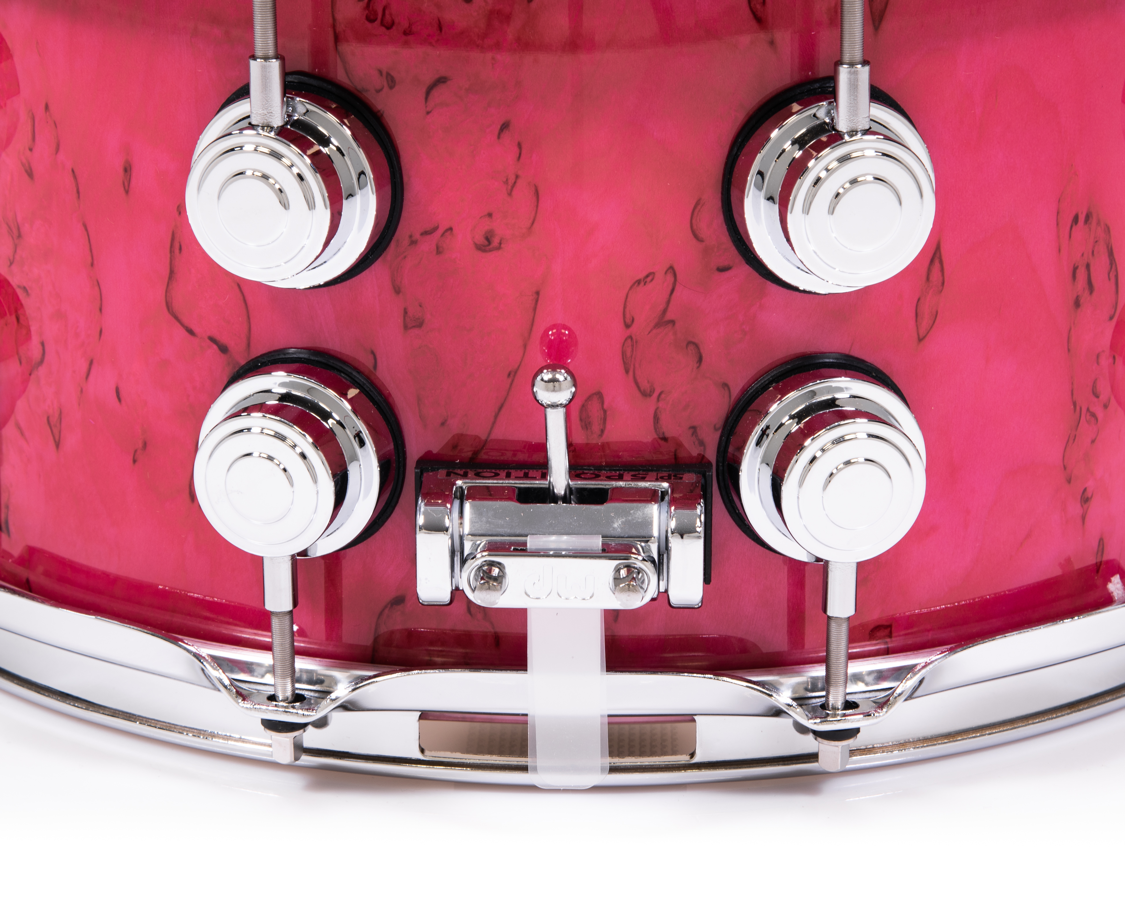 DW Collector's 7x14 Birch Snare - Candy Pink over Kurillian