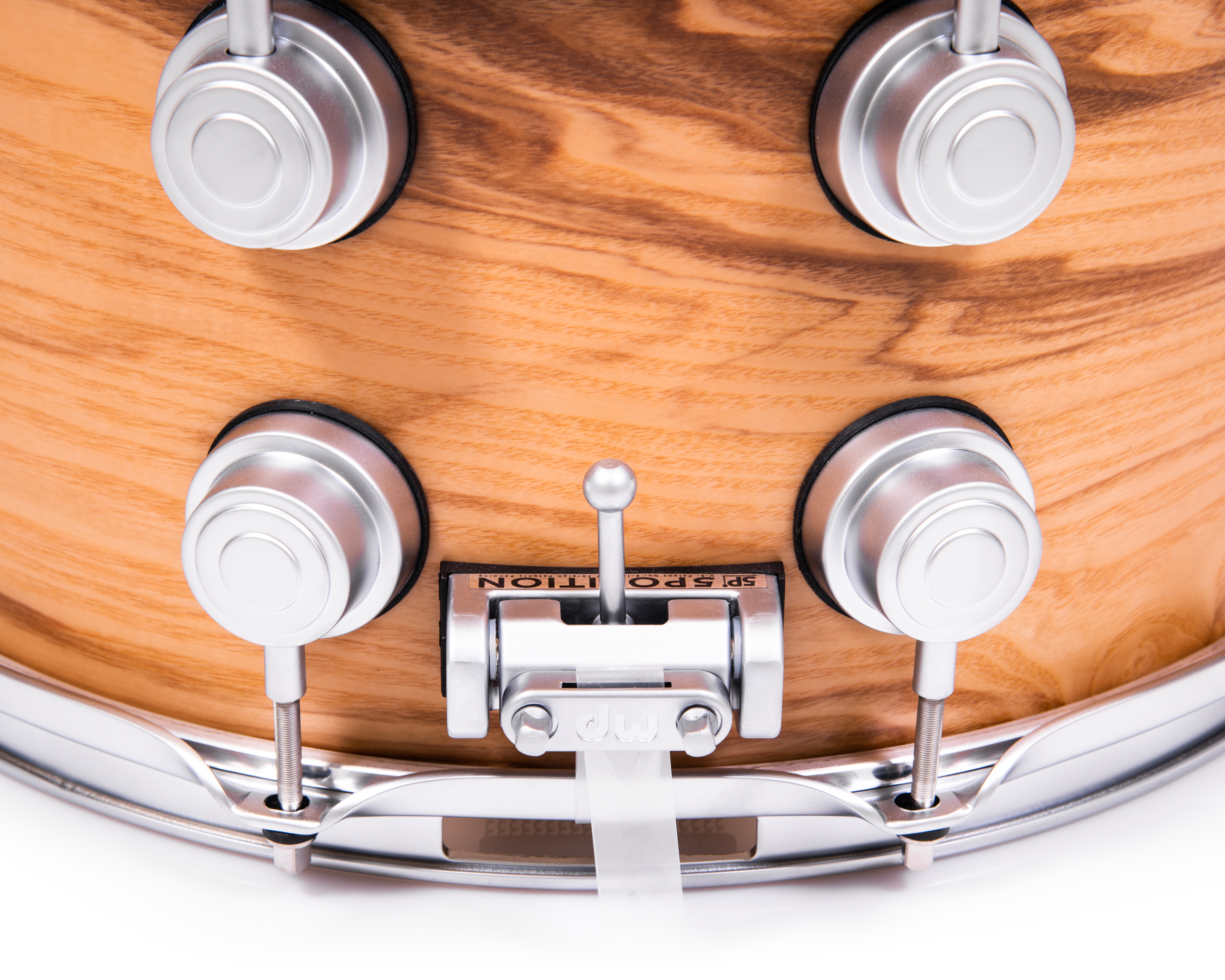 DW Collector's Series Maple 8x14 Snare Drum Olive Ash Burl Satin