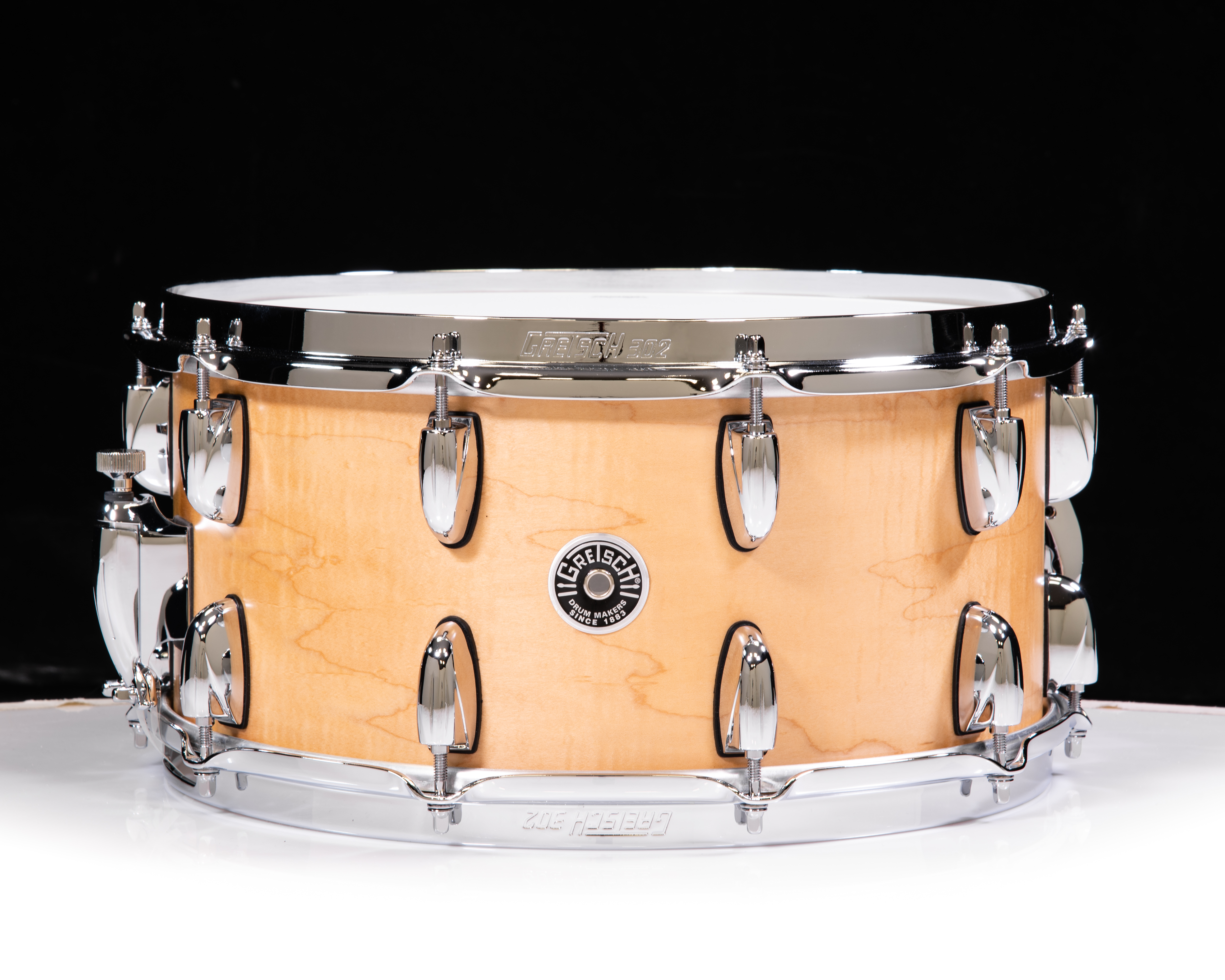 スモーキーシトリン Gretsch Brooklyn 7x14 Satin Oil Snare Drum - Satin Natura