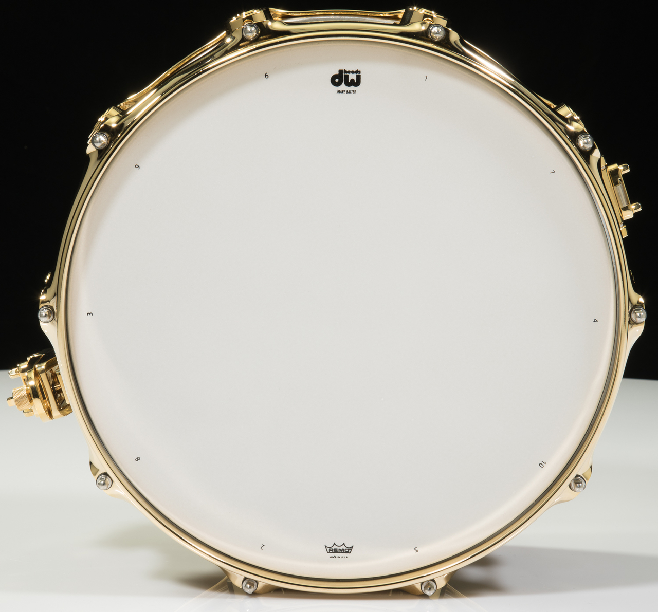 超貴重品！ハーレムシャッフル　ゴールドディスク DW Collector's Series Snare 6.5x14 SSC Maple - Gold Glass - Gold