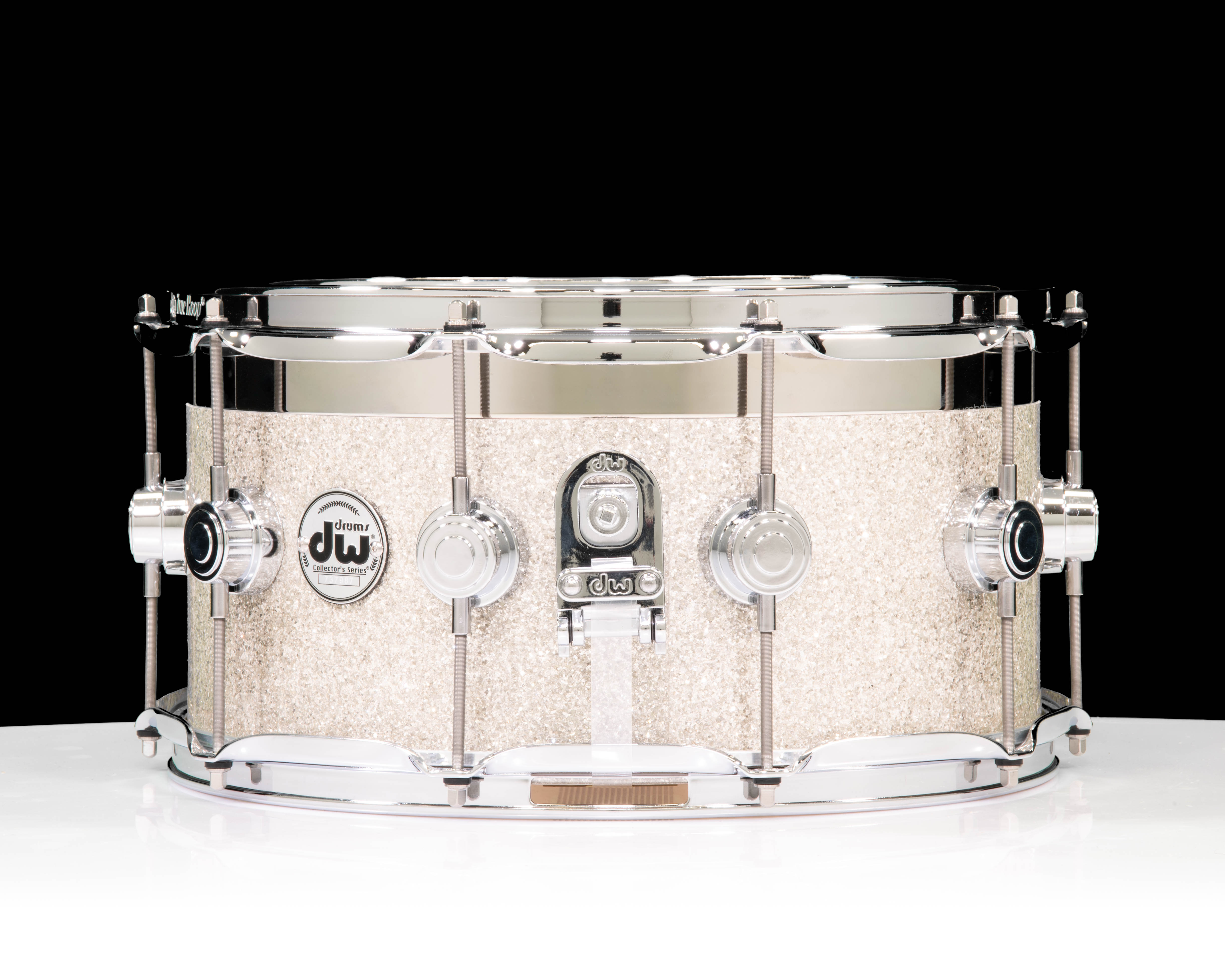 DW Collector's Series 7x14 Top Edge Snare - Broken Glass