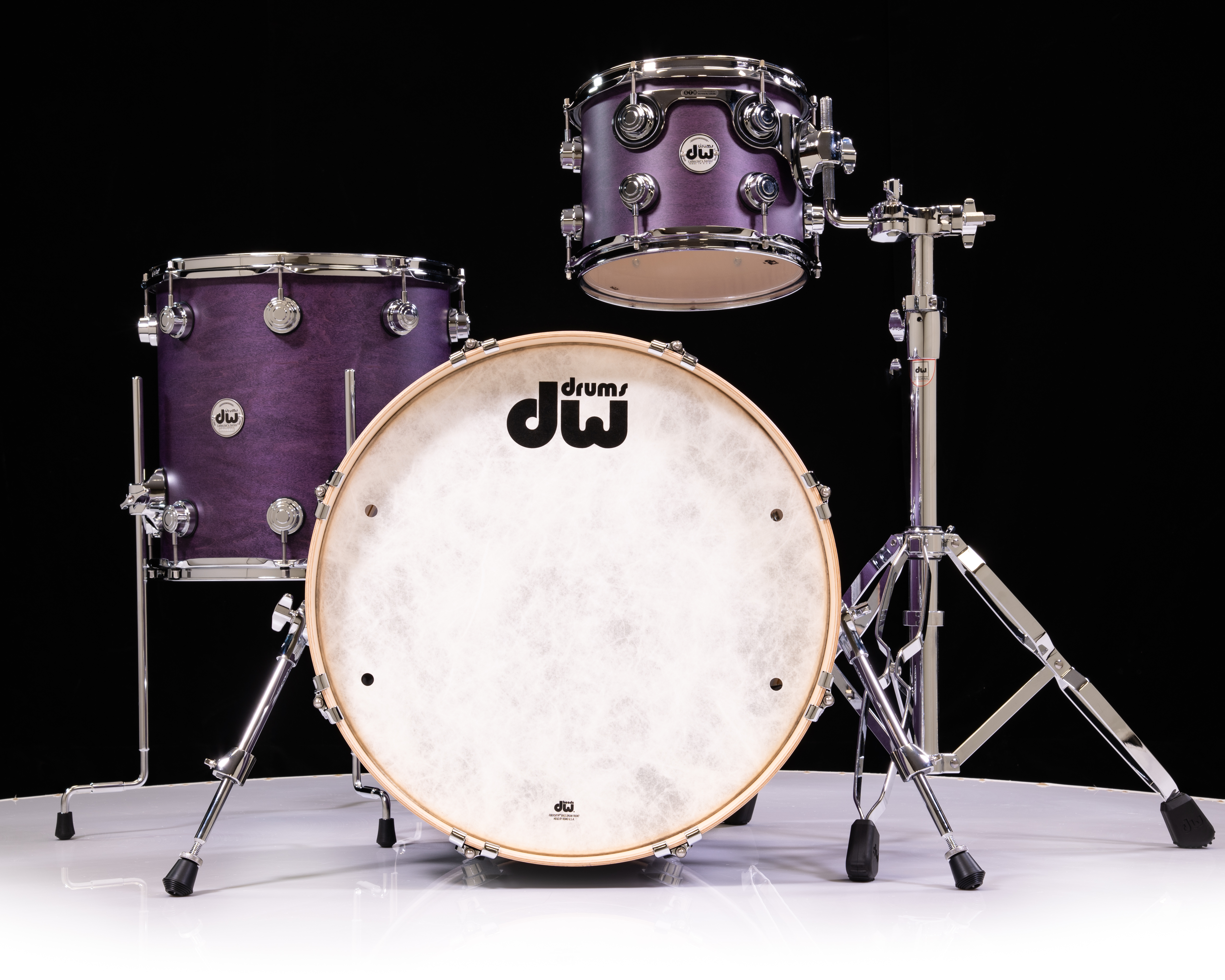 DW Collector's Series 3pc Maple SSC Kit - Lavender Satin Oil 10/14