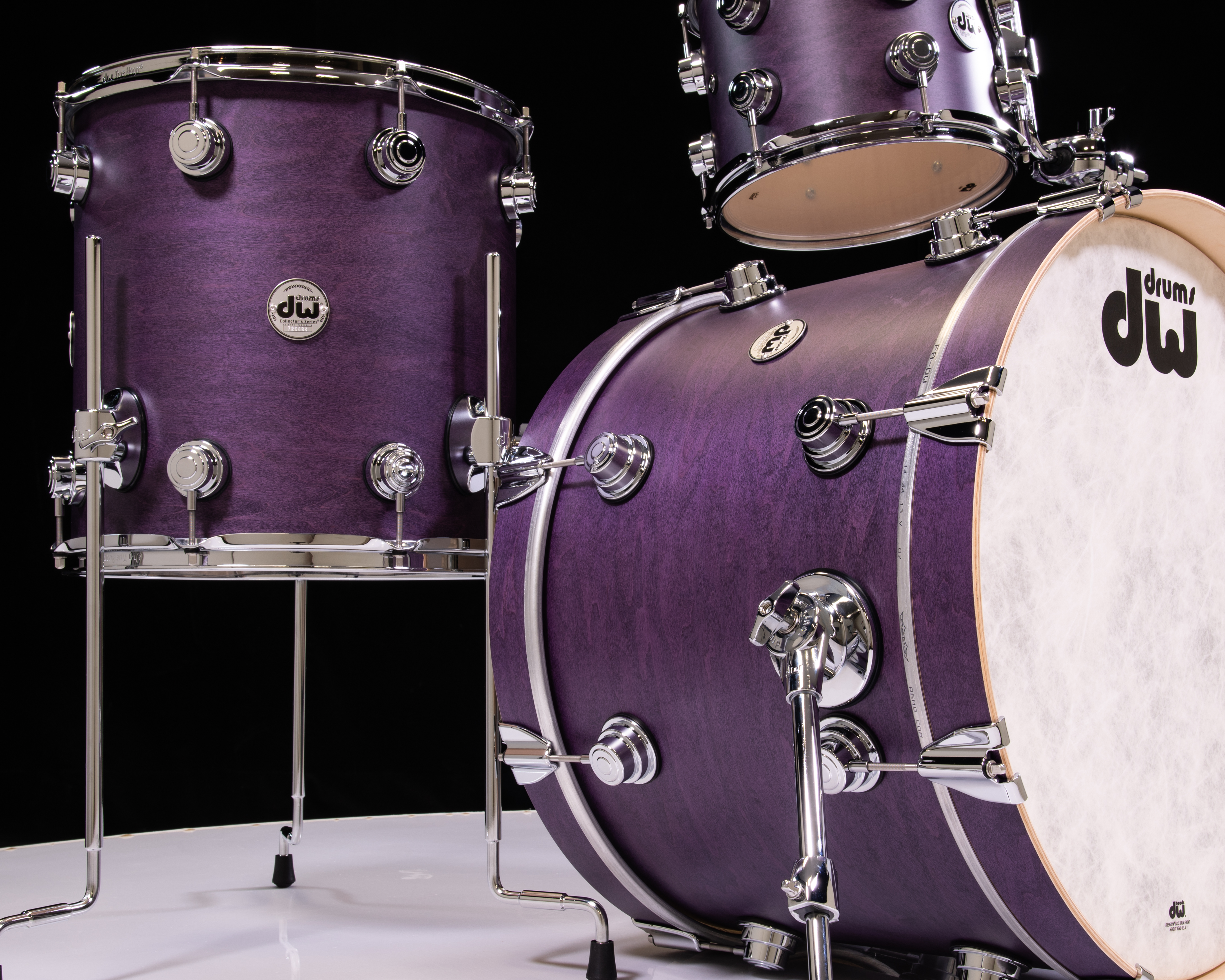 DW Collector's Series 3pc Maple SSC Kit - Lavender Satin Oil 10/14