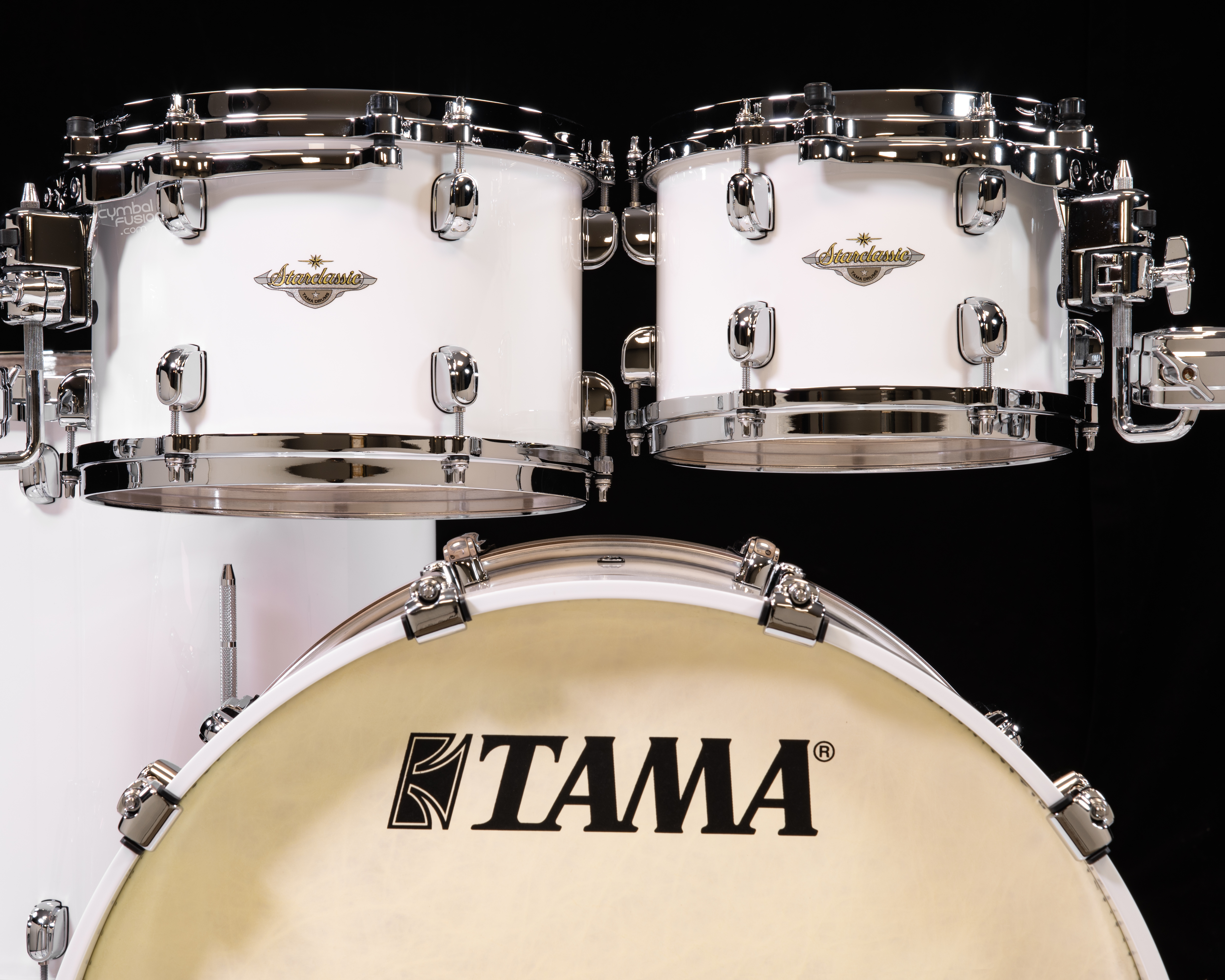 【リニューアルモデル】CHEF DRUM DAC-182-C アイボリー Tama Starclassic Maple 4pc Shell Pack - Piano White
