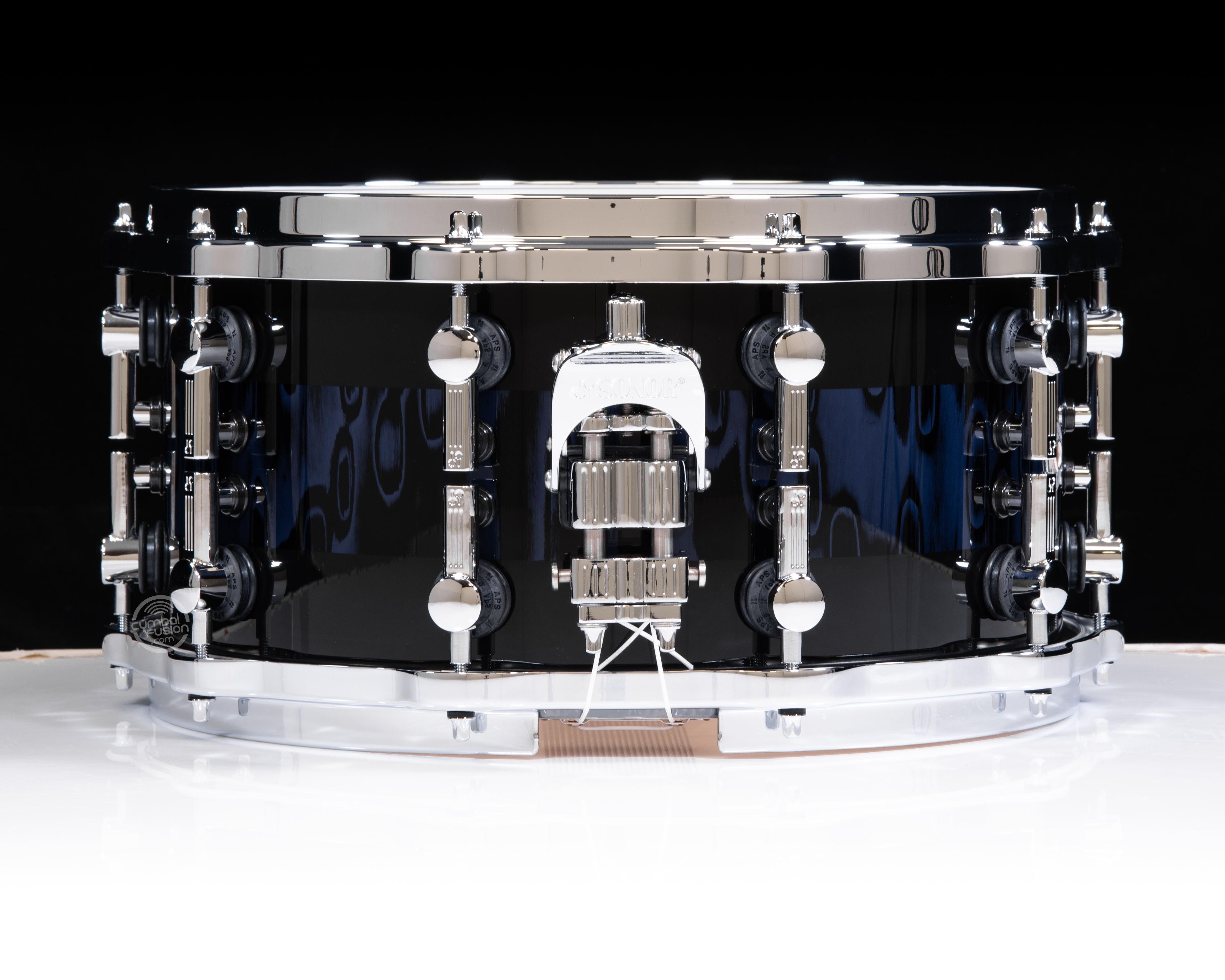 ユニアリ シャドウSRⅹ2＋R2種ⅹ2 Sonor SQ2 Medium Maple 14x7 Snare - Violet Tribal Stripes
