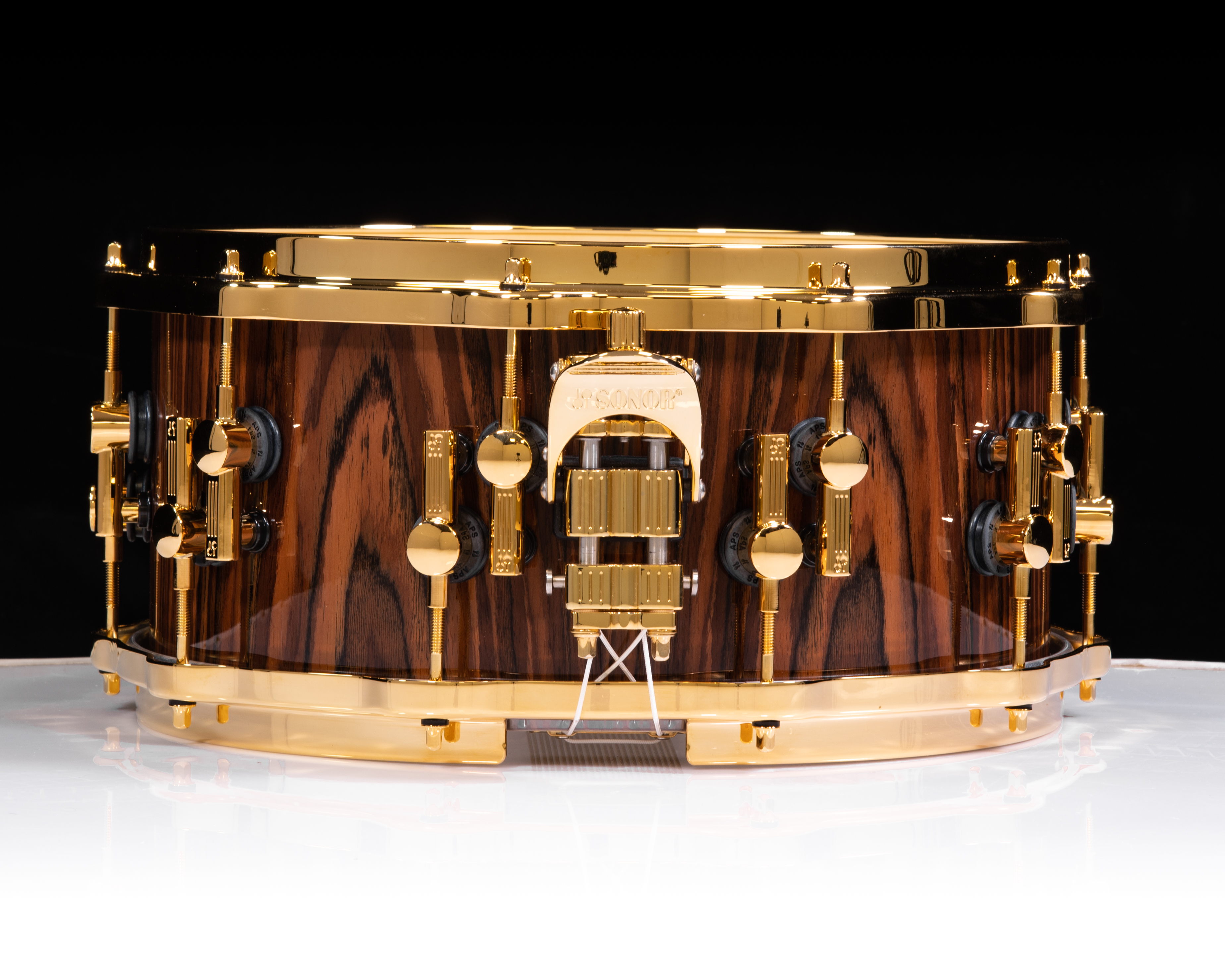 Sonor SQ2 Medium Beech 14x6.5 Snare - Rosewood - CymbalFusion.com