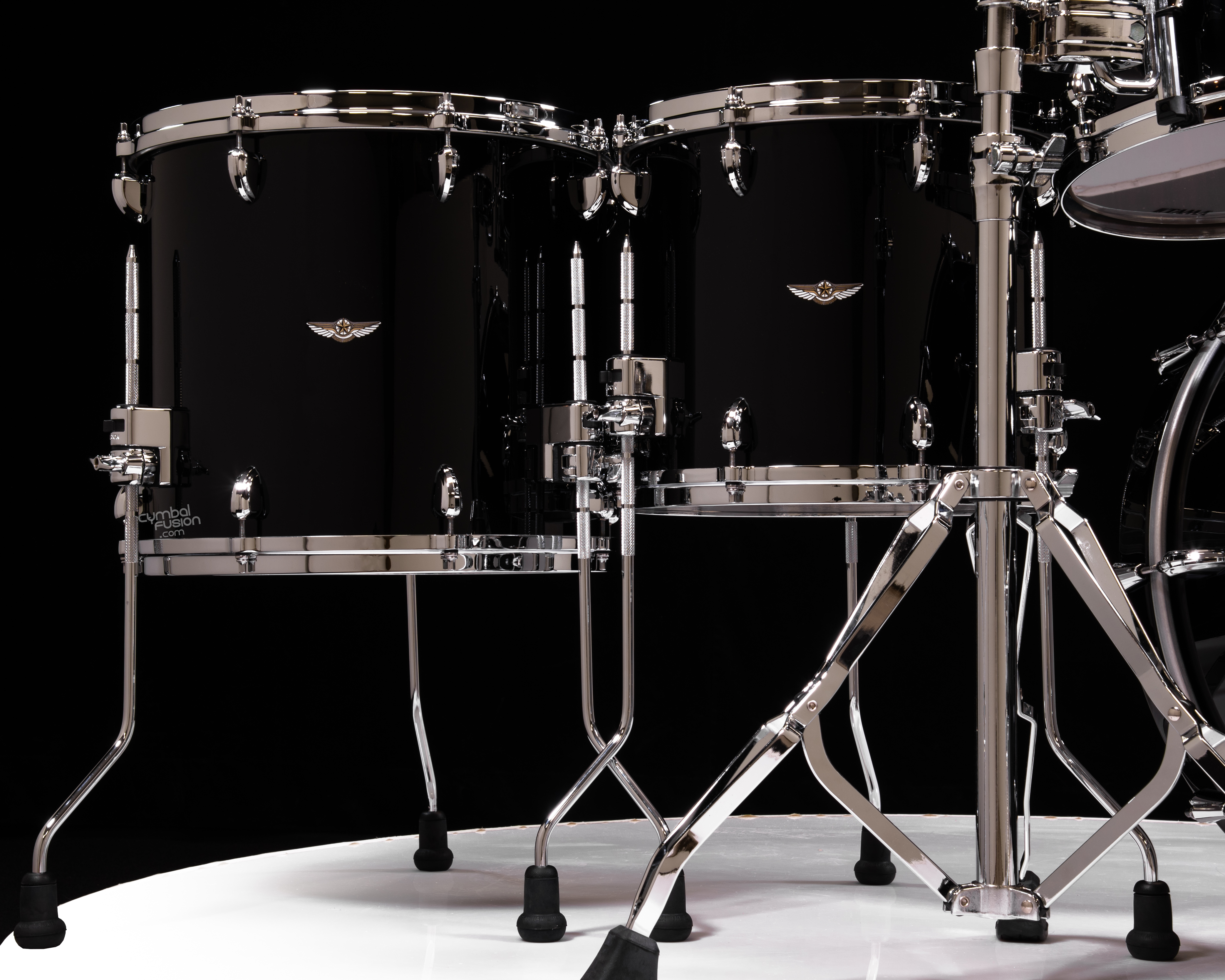 Tama Star Walnut 5pc Piano Black Shell Pack 10/12/14/16/22