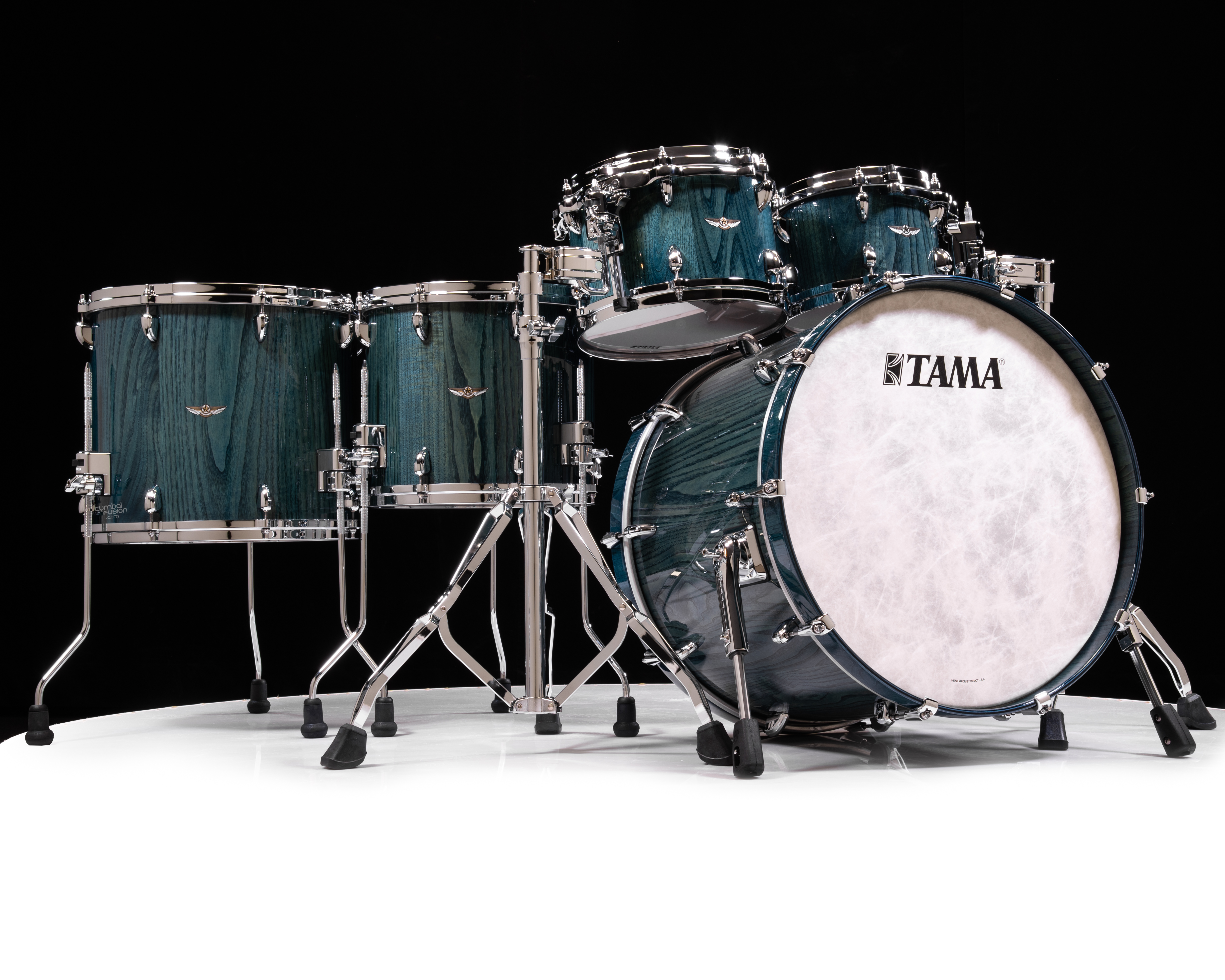 Tama Star Walnut 5pc Light Indigo Chestnut Shell Pack 10/12/14/16/22