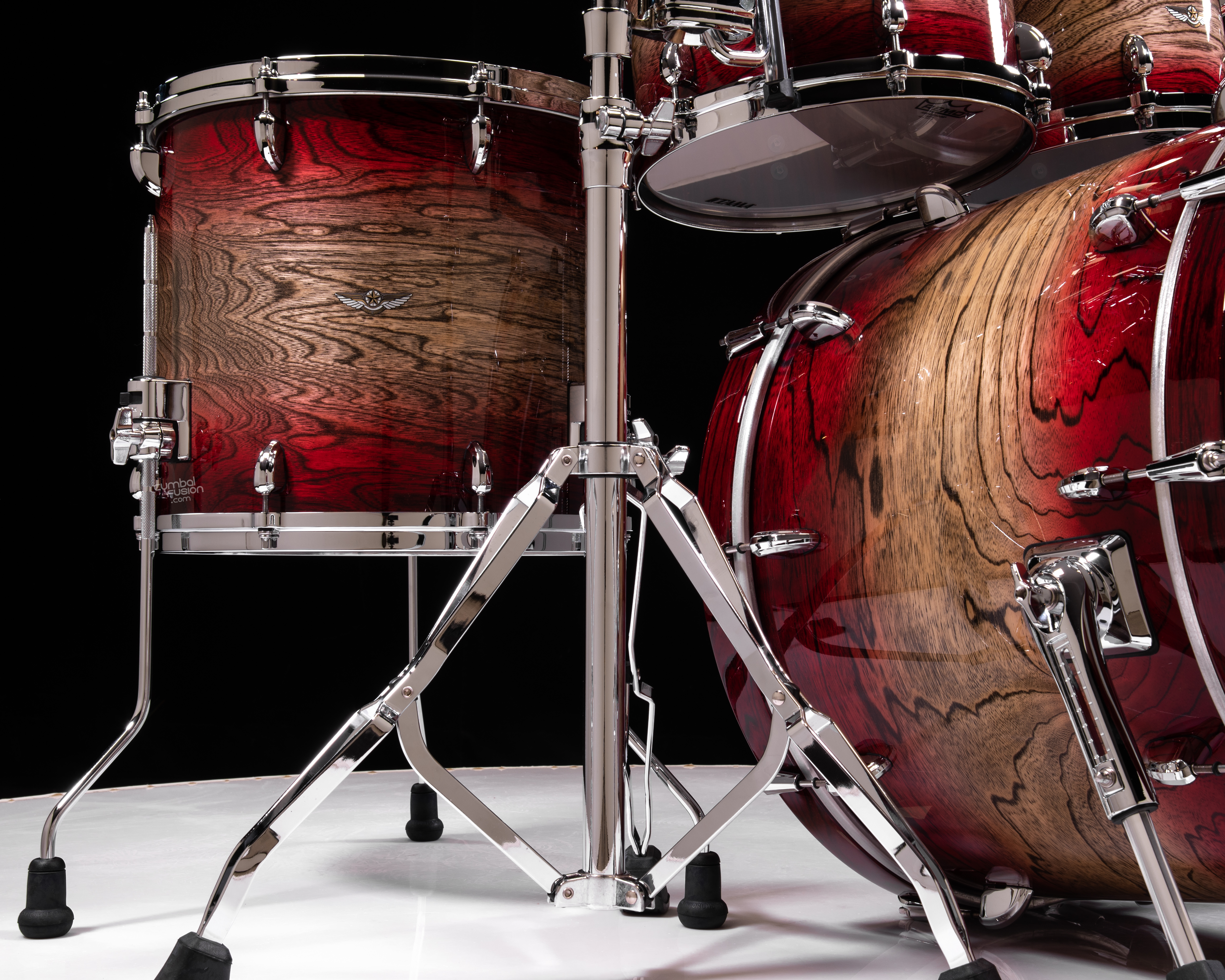 Tama Star Walnut 5pc Garnet Japanese Sen Burst 8/10/12/16/22