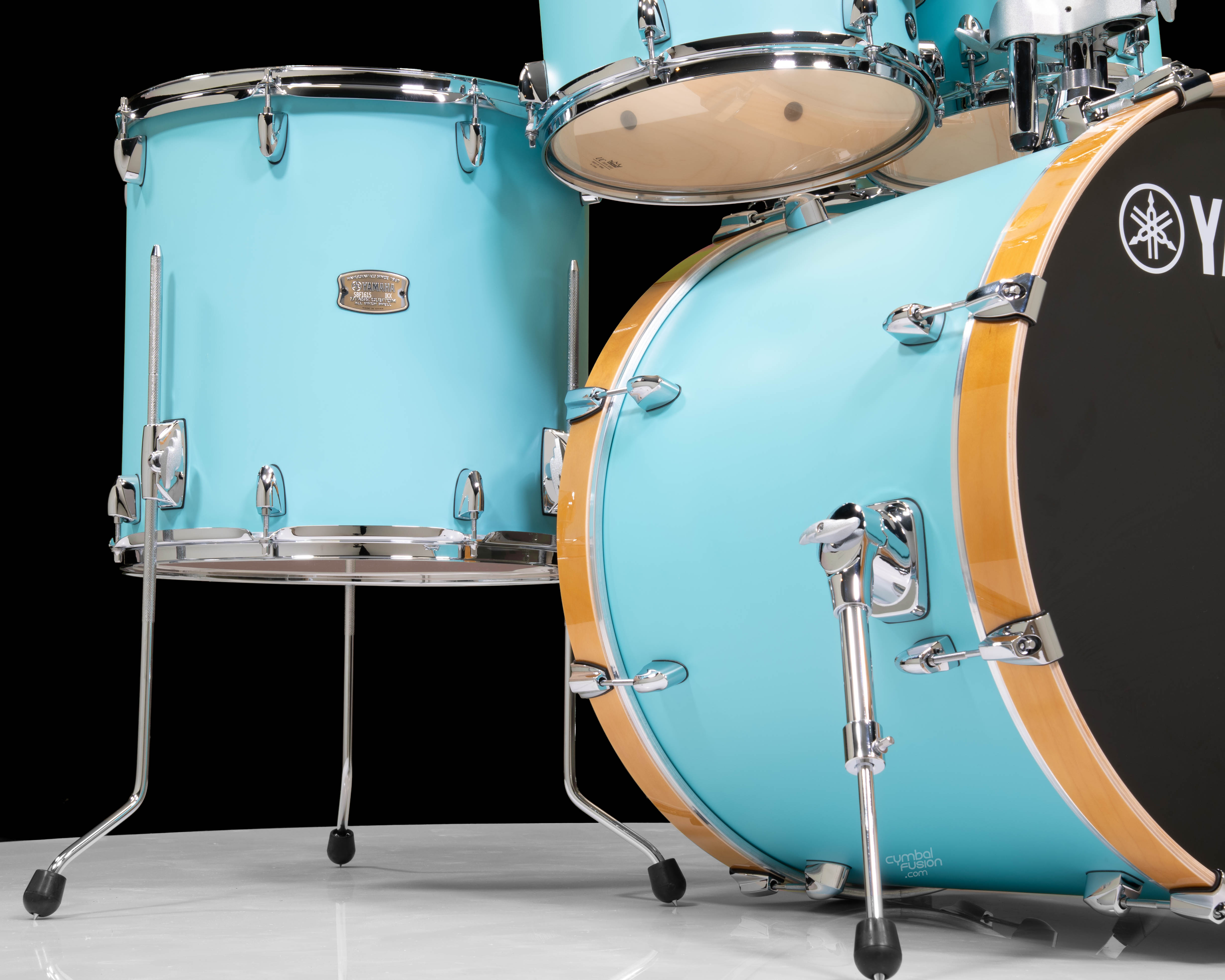 Yamaha Stage Custom Mat Surf Green 5pc Shell Pack 10/12/14/22/14SD