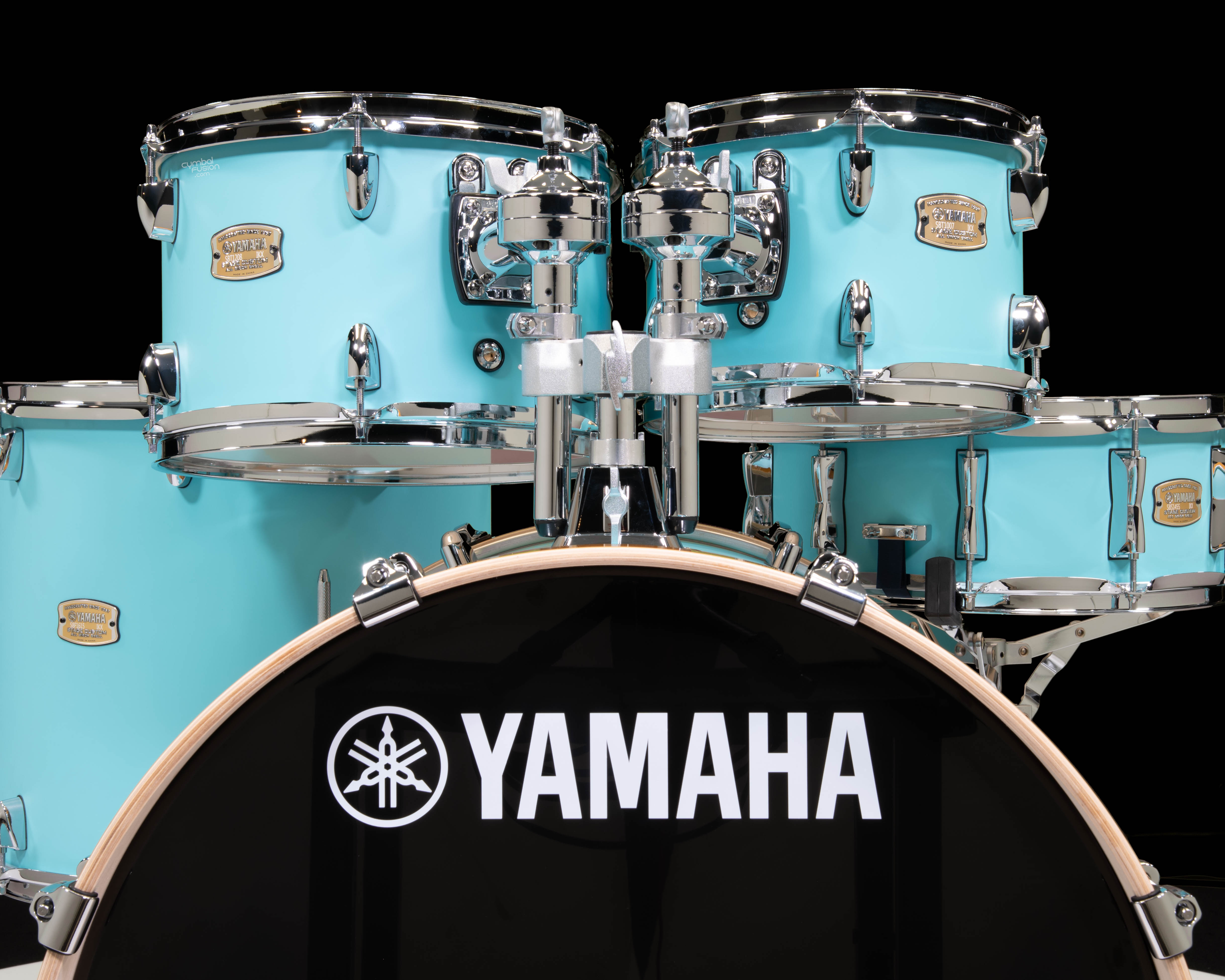 Yamaha Stage Custom Mat Surf Green 5pc Shell Pack 10/12/14/22/14SD