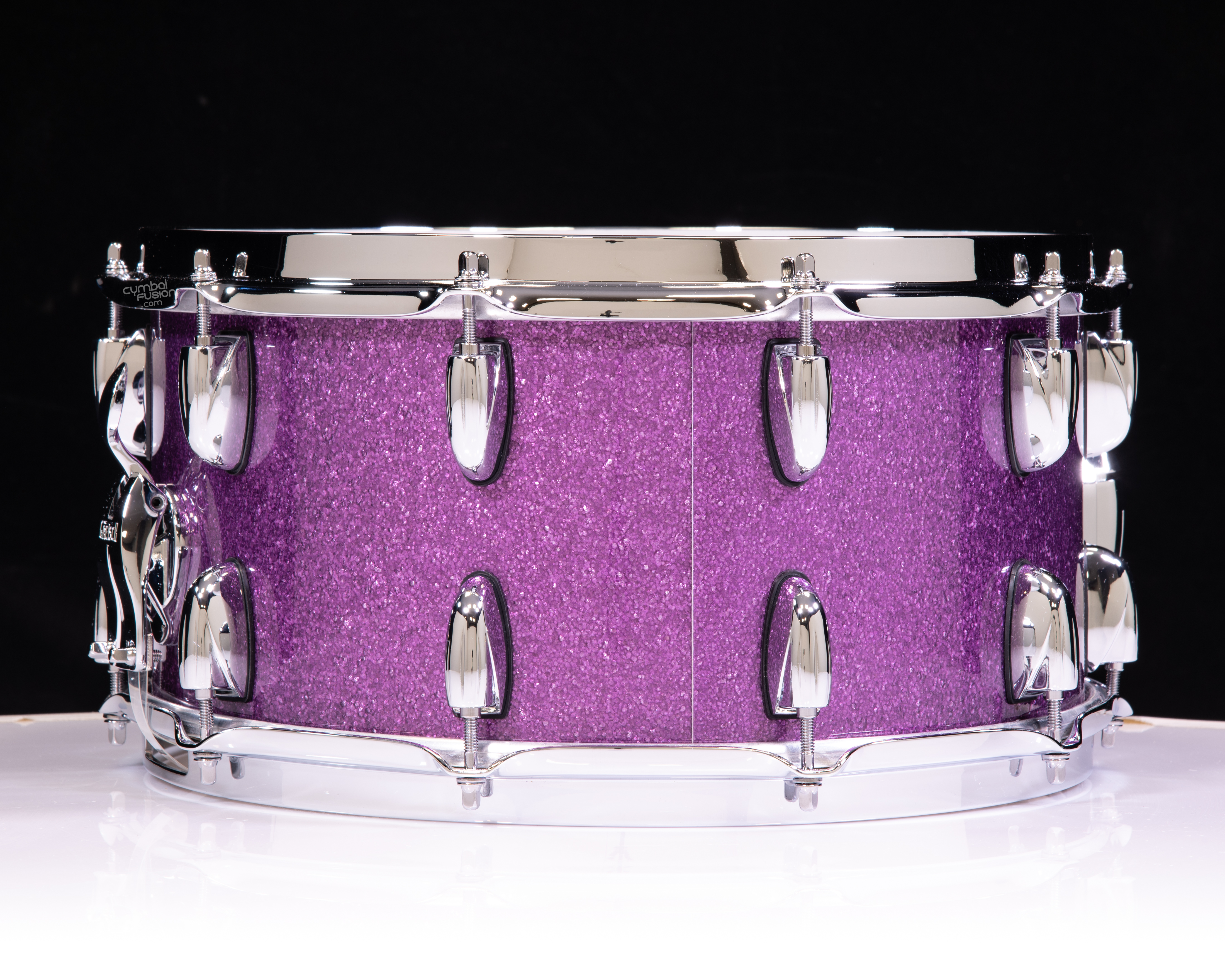 Gretsch Brooklyn 7x14 Snare Double Row Lugs - Purple Sparkle