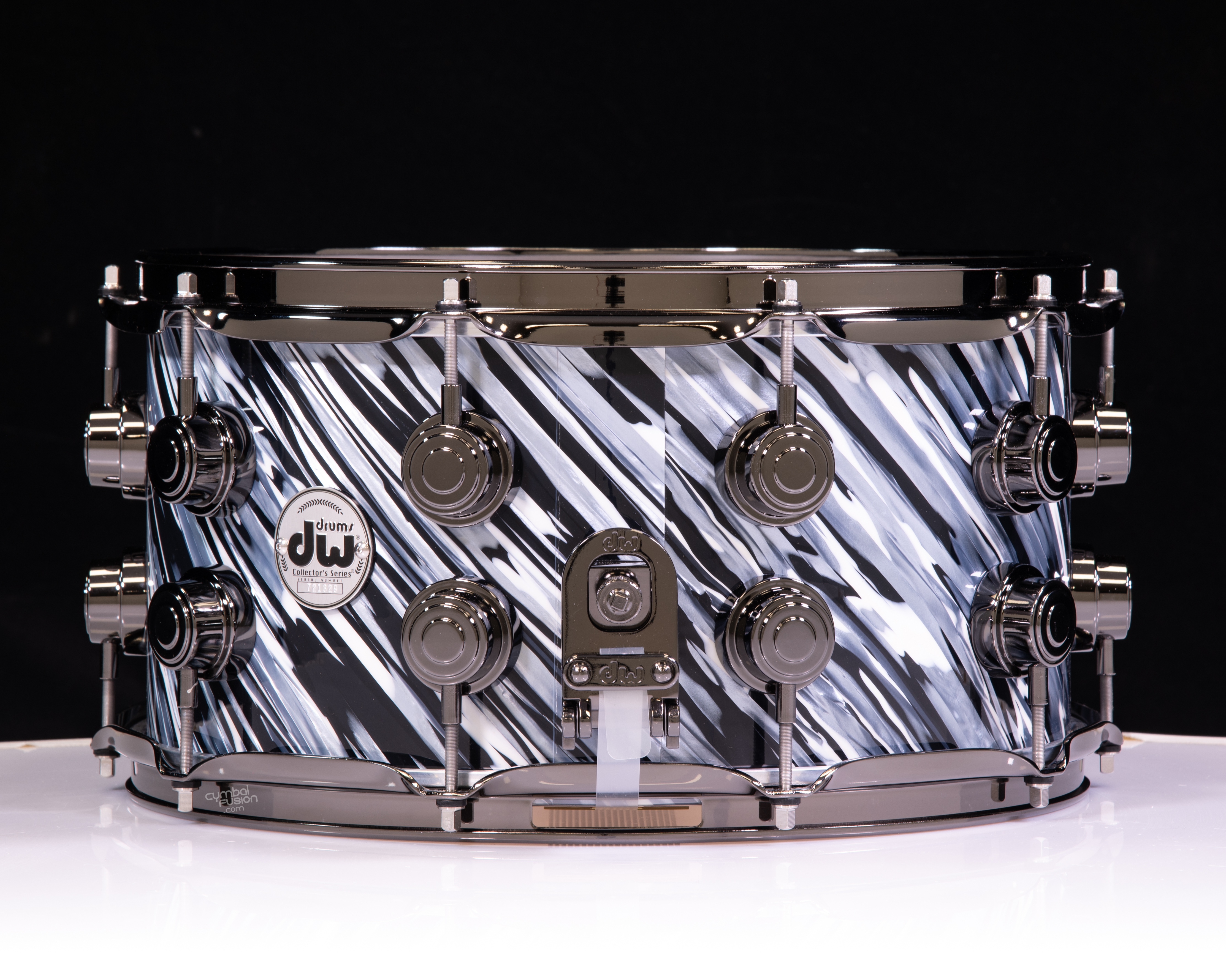 DW Collector's 7x14 SSC Maple Snare - Twisted Black Oyster