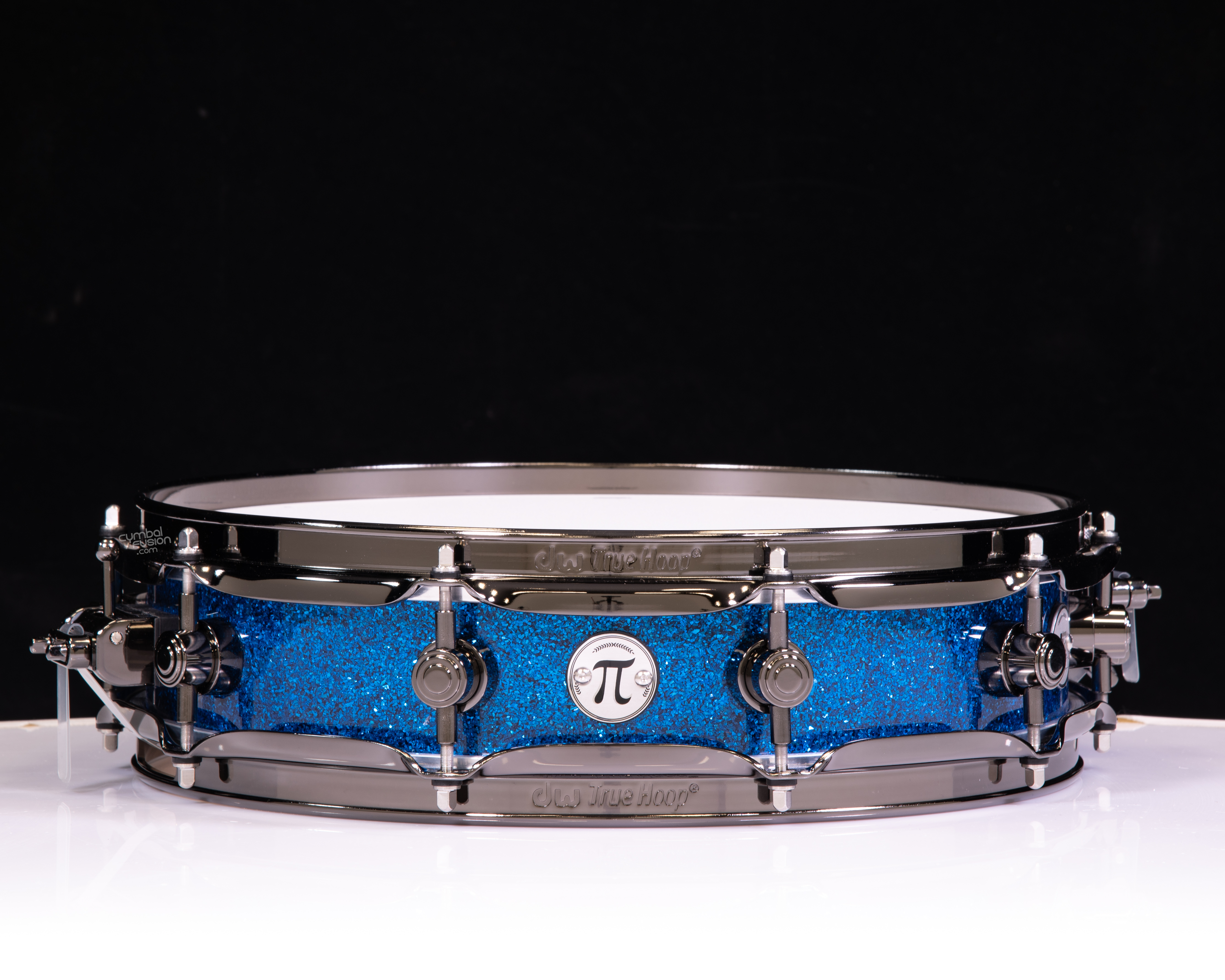 14. soltissimo3 CD 57枚組 DW Collector's 3.14x14 Pi SSC Maple Snare - Blue Glass w/ Black