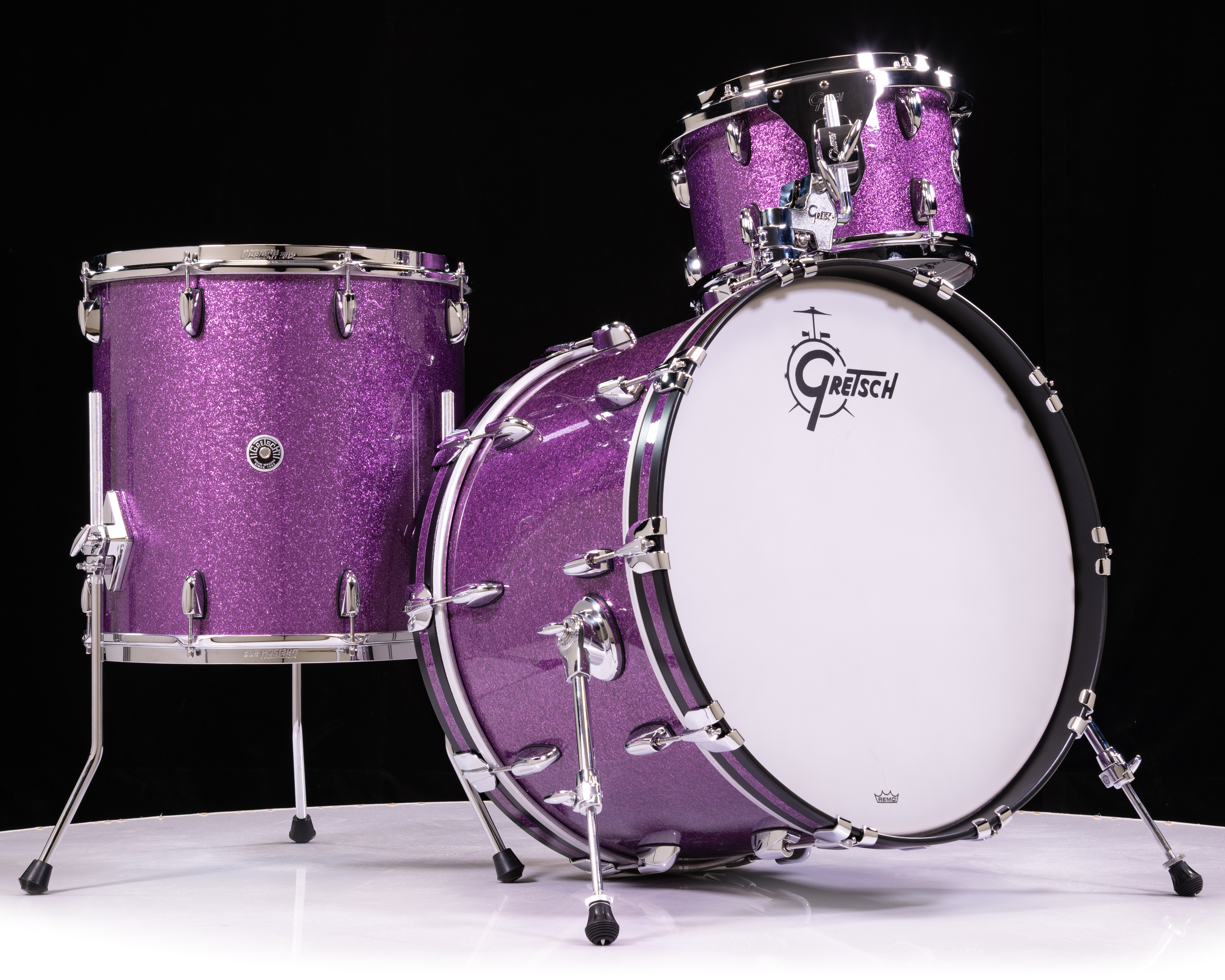 Gretsch Brooklyn 3pc Shell Pack - Purple Sparkle 12/16/22