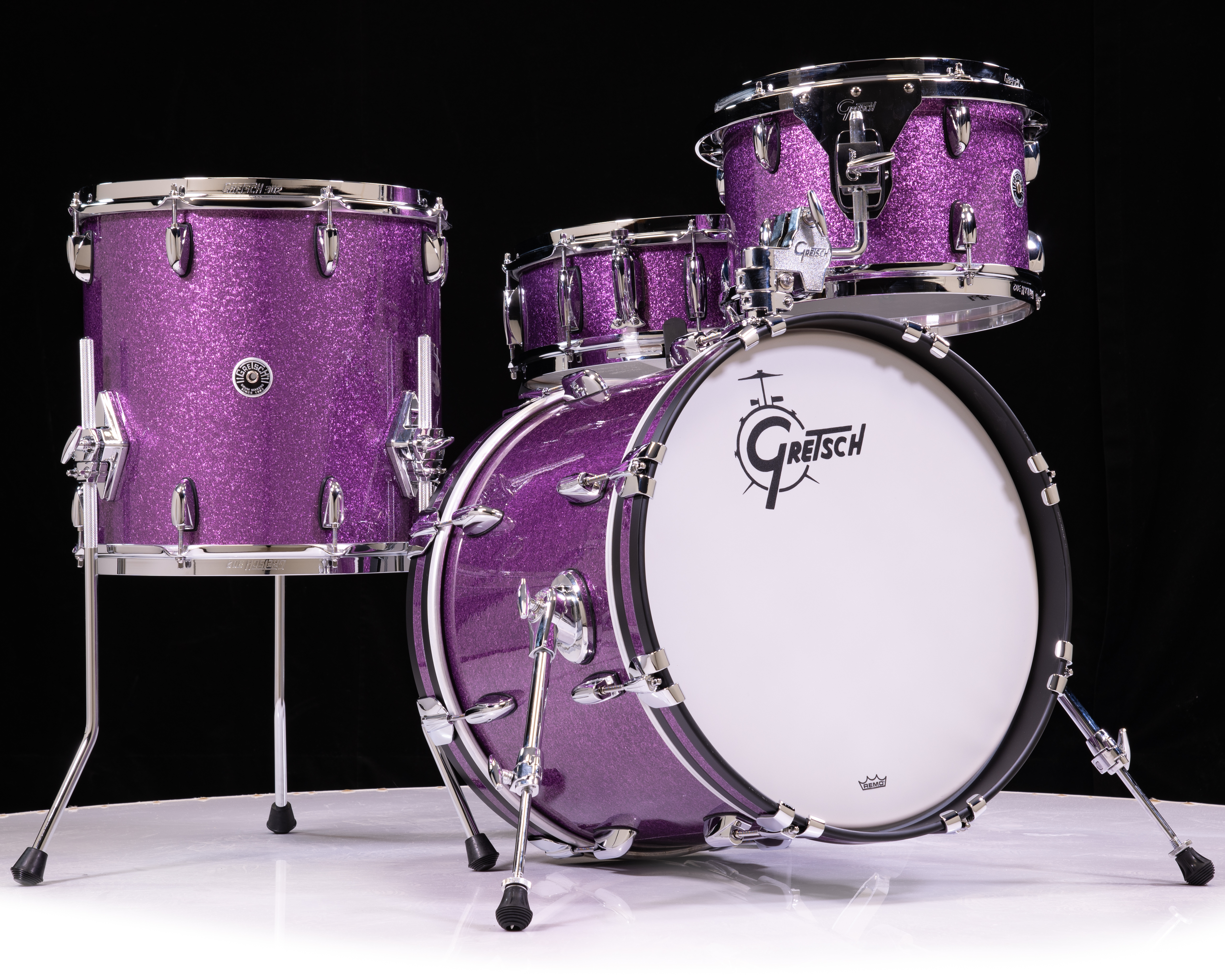 Gretsch Brooklyn 4pc Shell Pack - Purple Sparkle 12/14/18/14SD