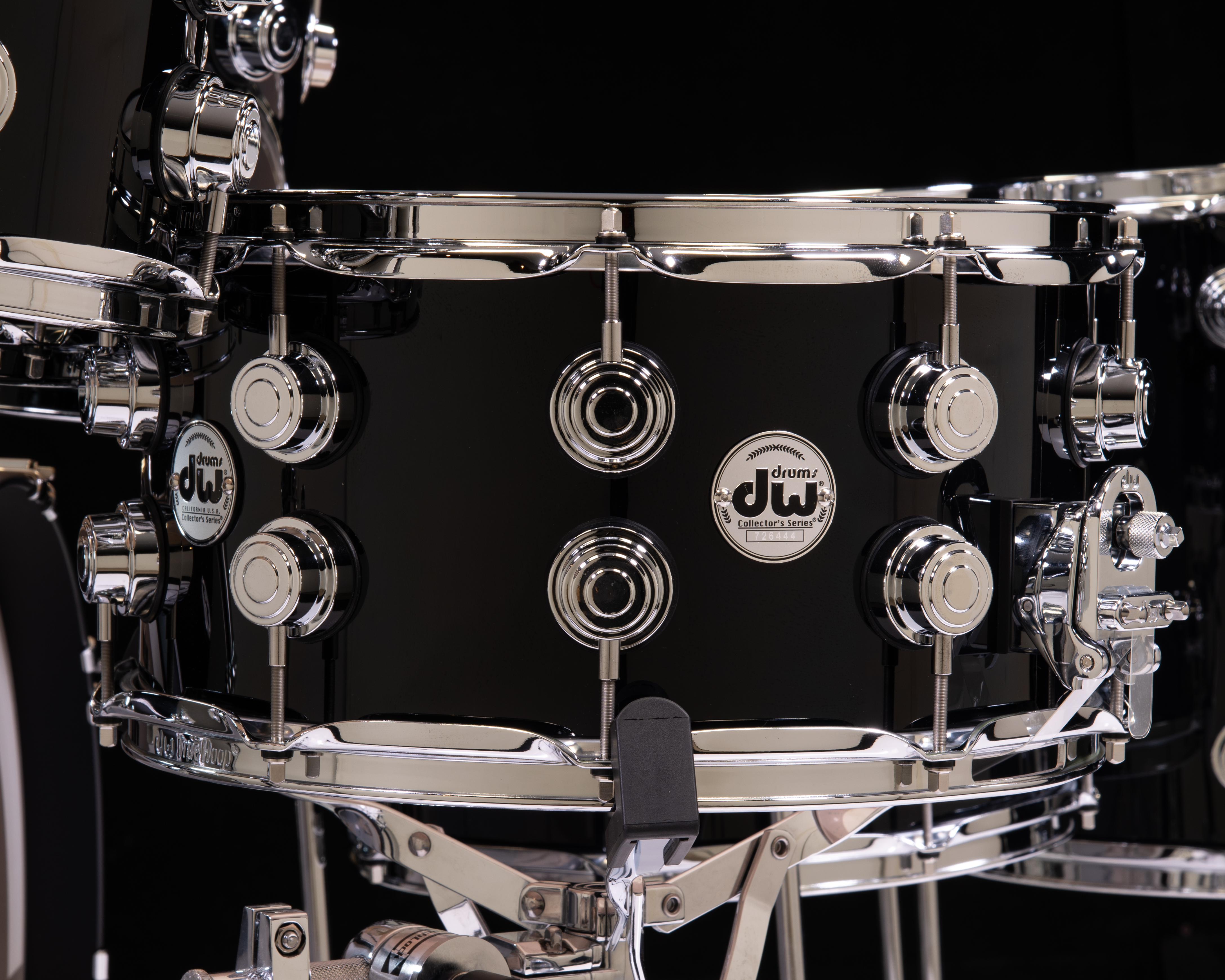 DW Collector's 7pc Maple SSC Kit - Gloss Black Finishply w/Chrome