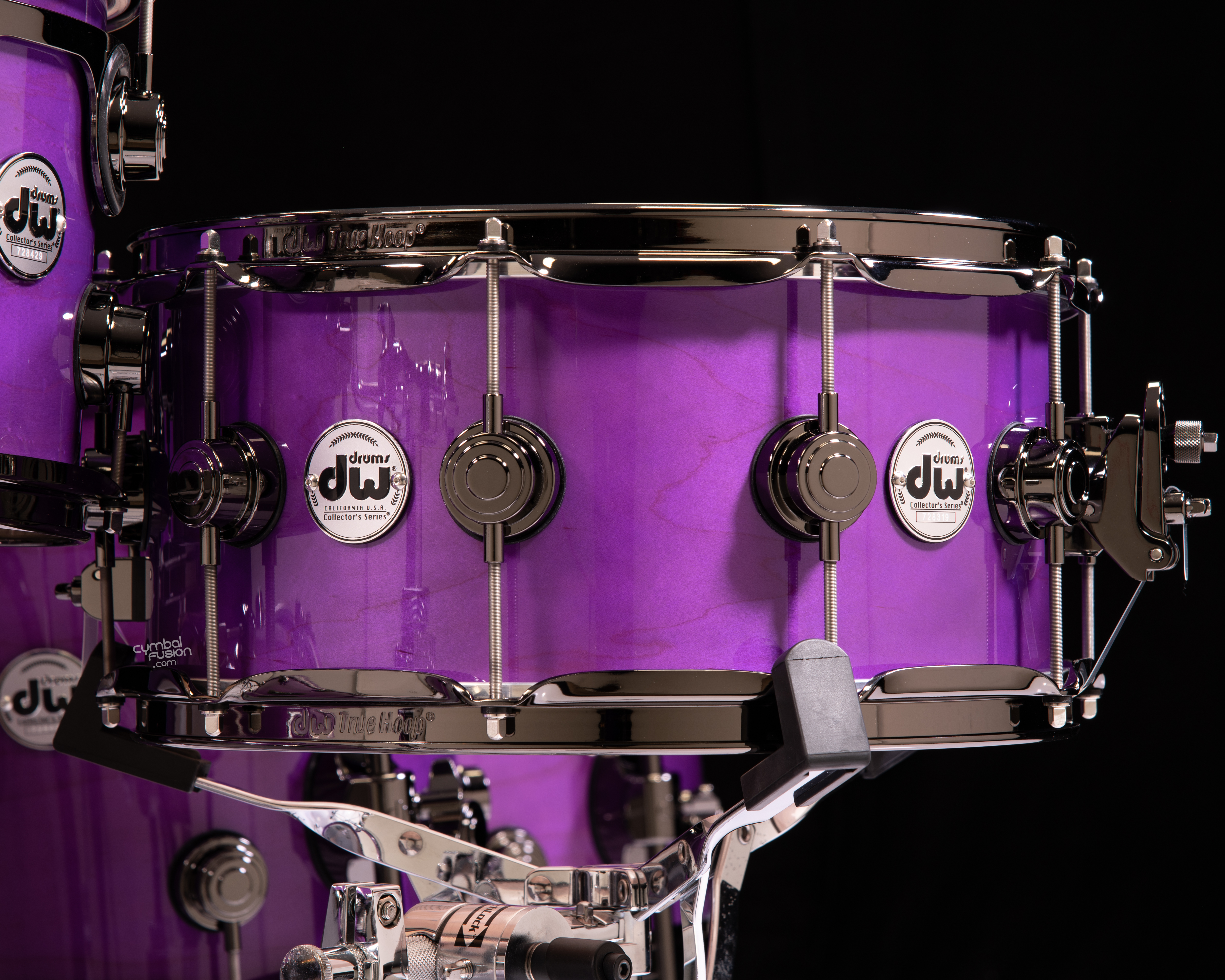 DW Collector's 6pc Maple SSC Kit - Ultraviolet Purple w/Black