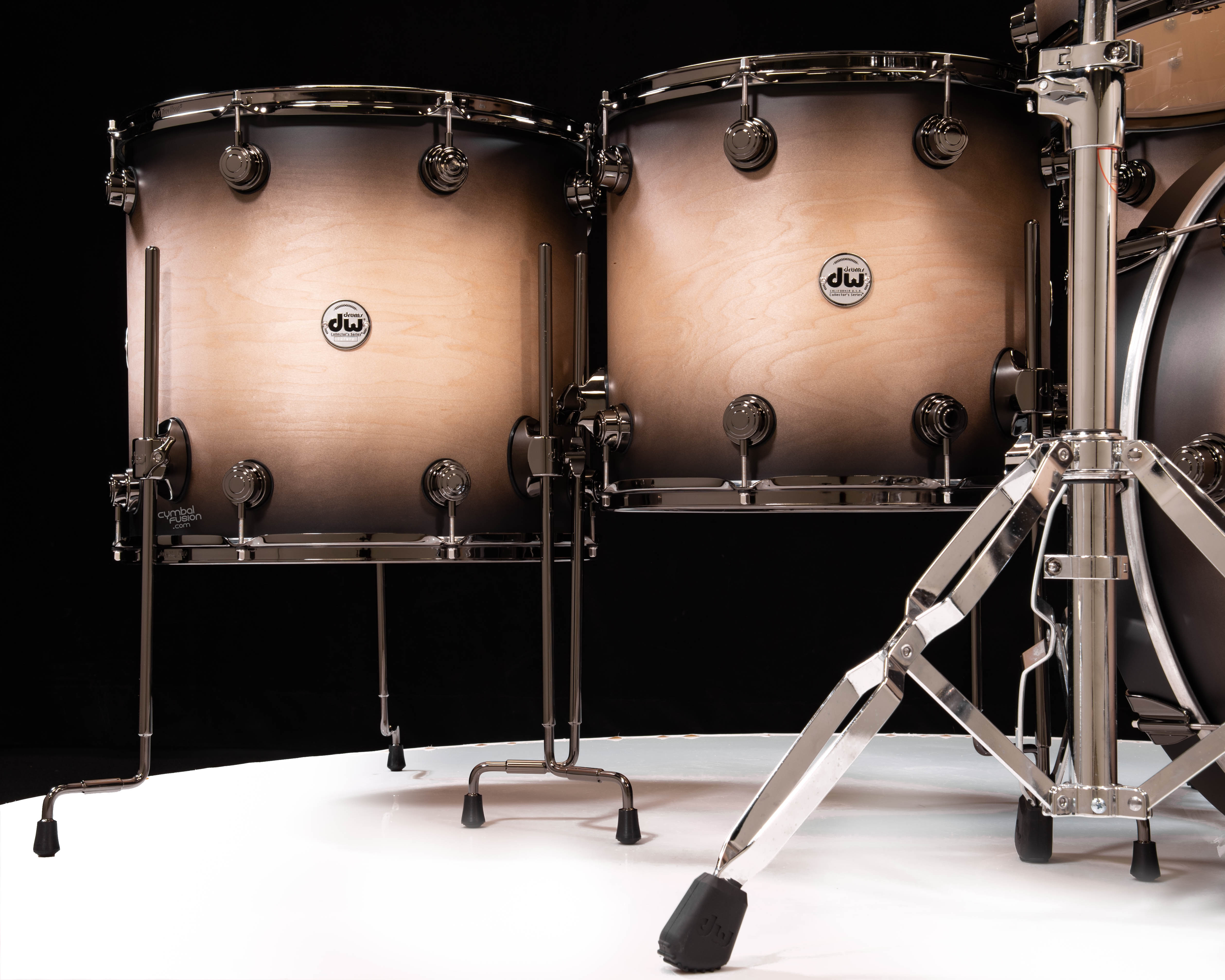 DW Collector's 6pc SSC Maple Kit - Natural to Ebony Satin Oil