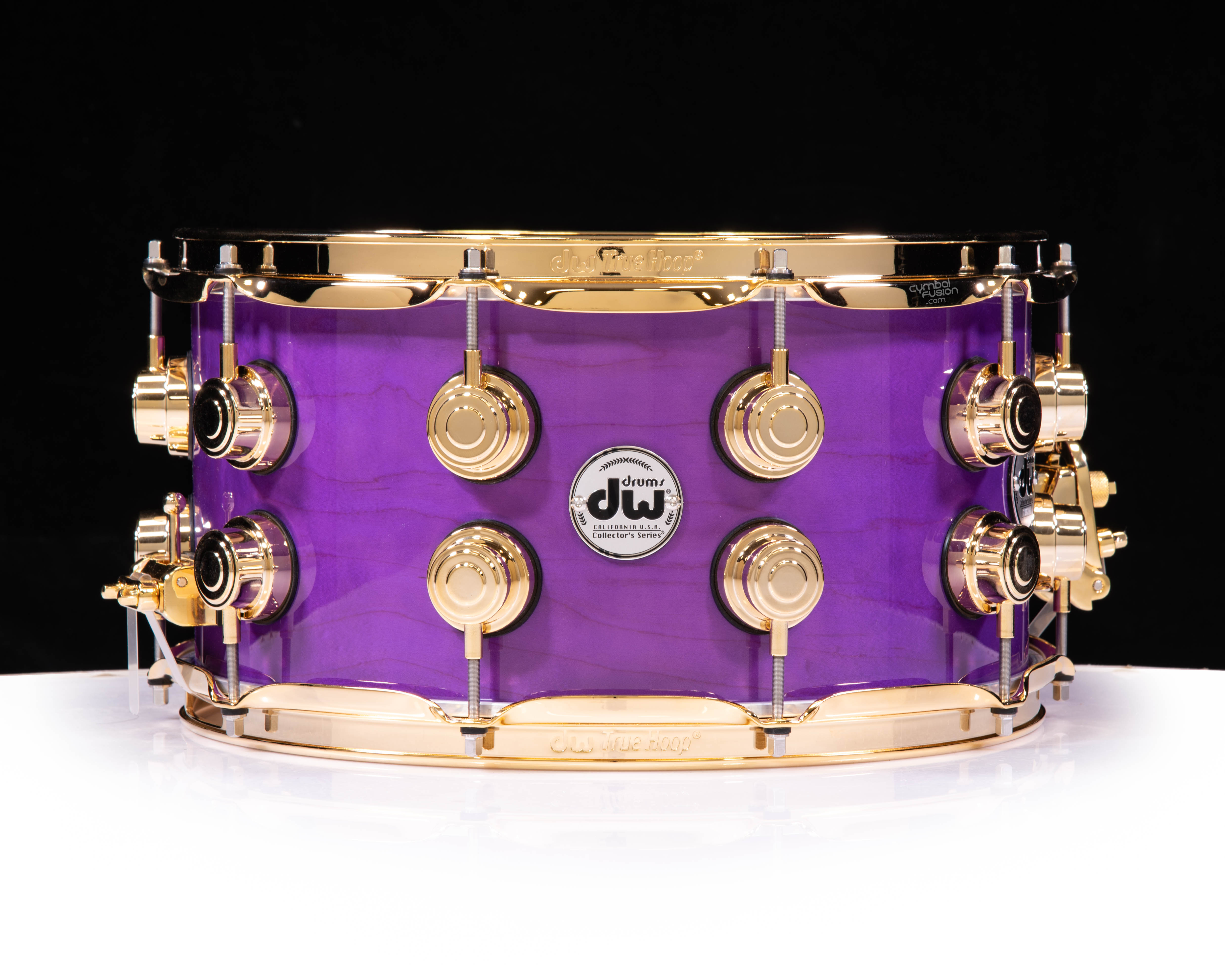 DW Collector's 7x14 SSC Maple Snare - Ultraviolet Purple w/Gold HW
