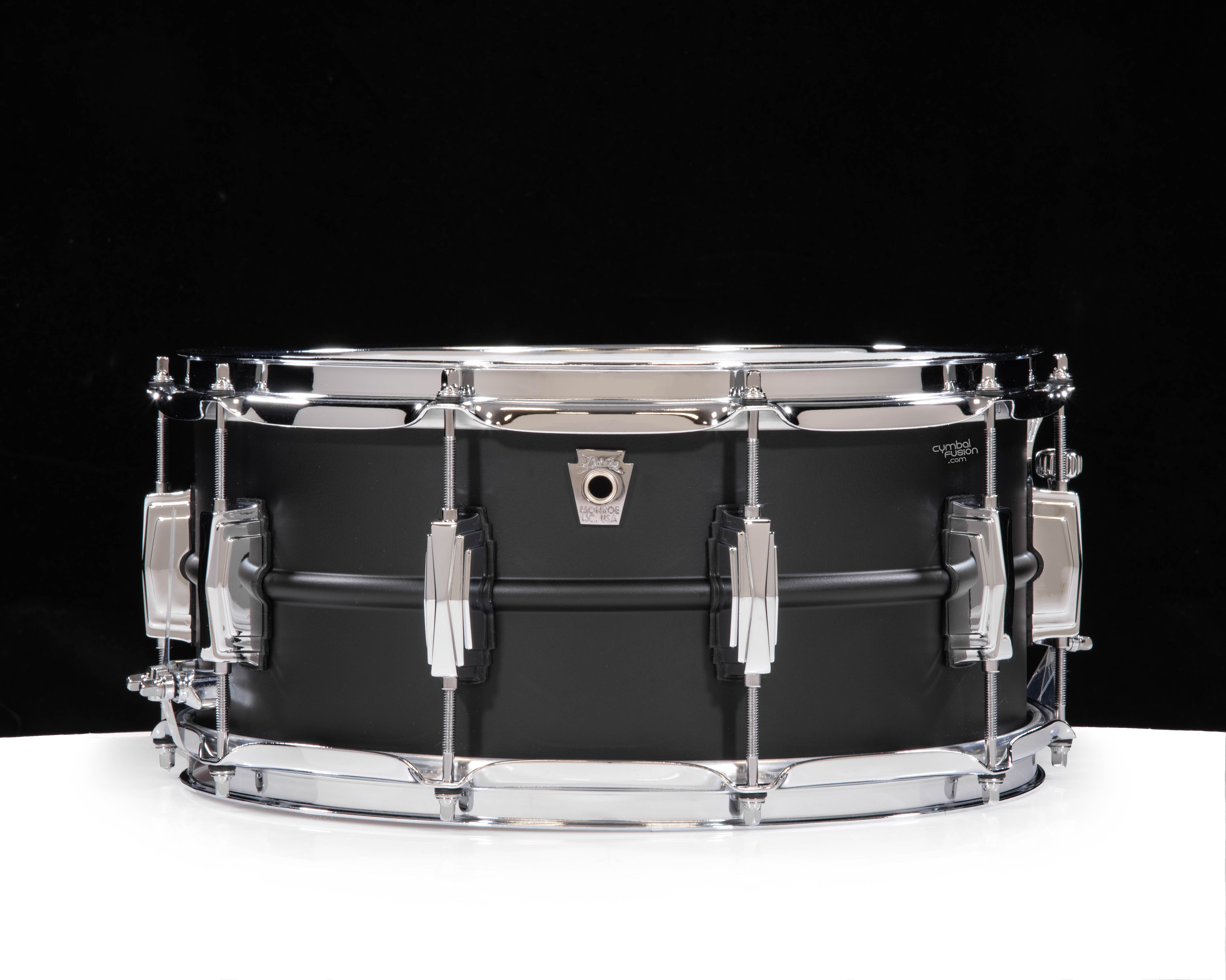 Ludwig LB4271 6.5x14 Stealth Brass Snare Drum - CymbalFusion.com