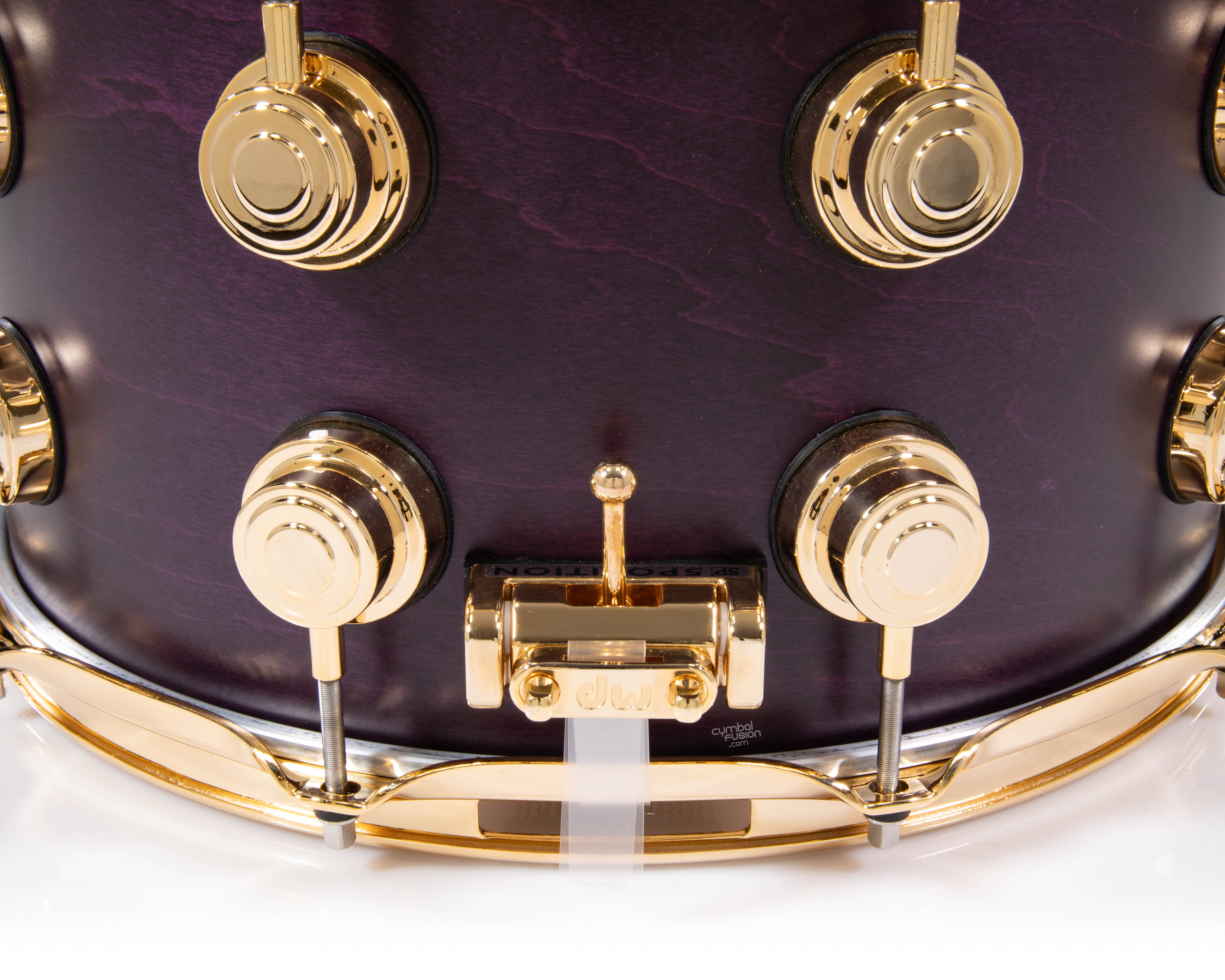 DW Collector's Series 8x14 Maple Snare Drum Lavender Satin Oil w