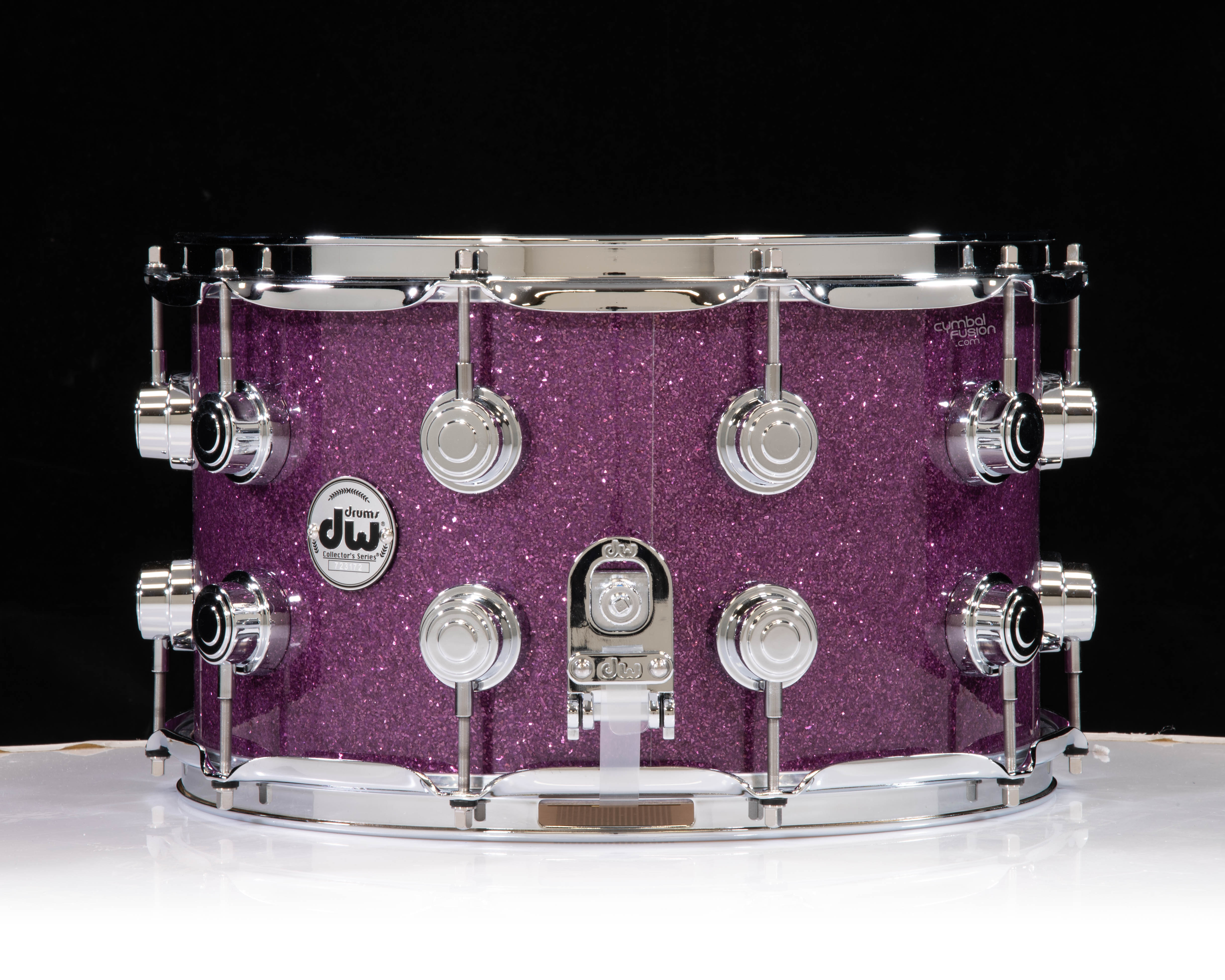 DW Collector's SSC Maple 8x14 Snare - Purple Sparkle