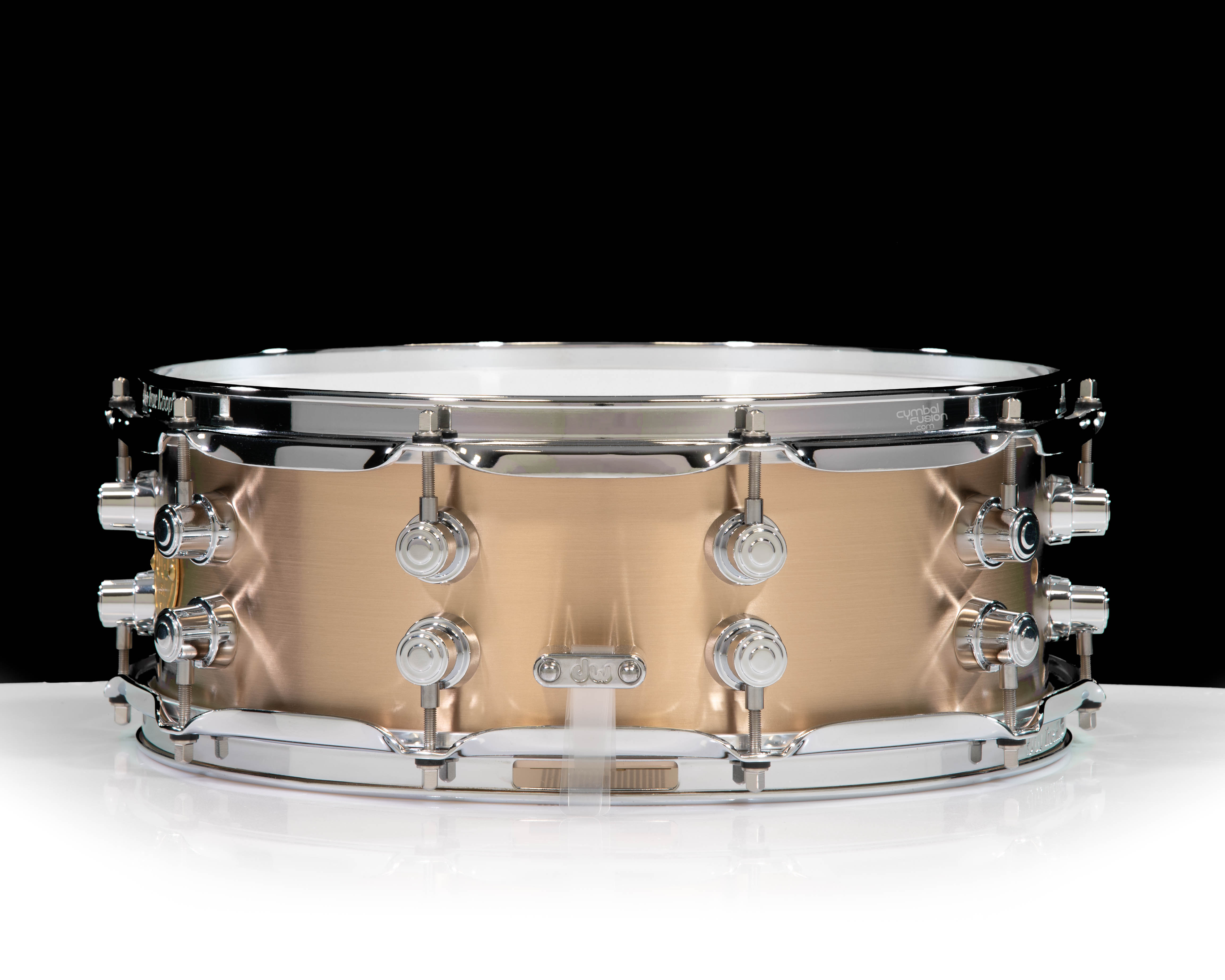 DW Collector's Left-Cast Bronze 5x14 Snare Drum w/Chrome Hardware