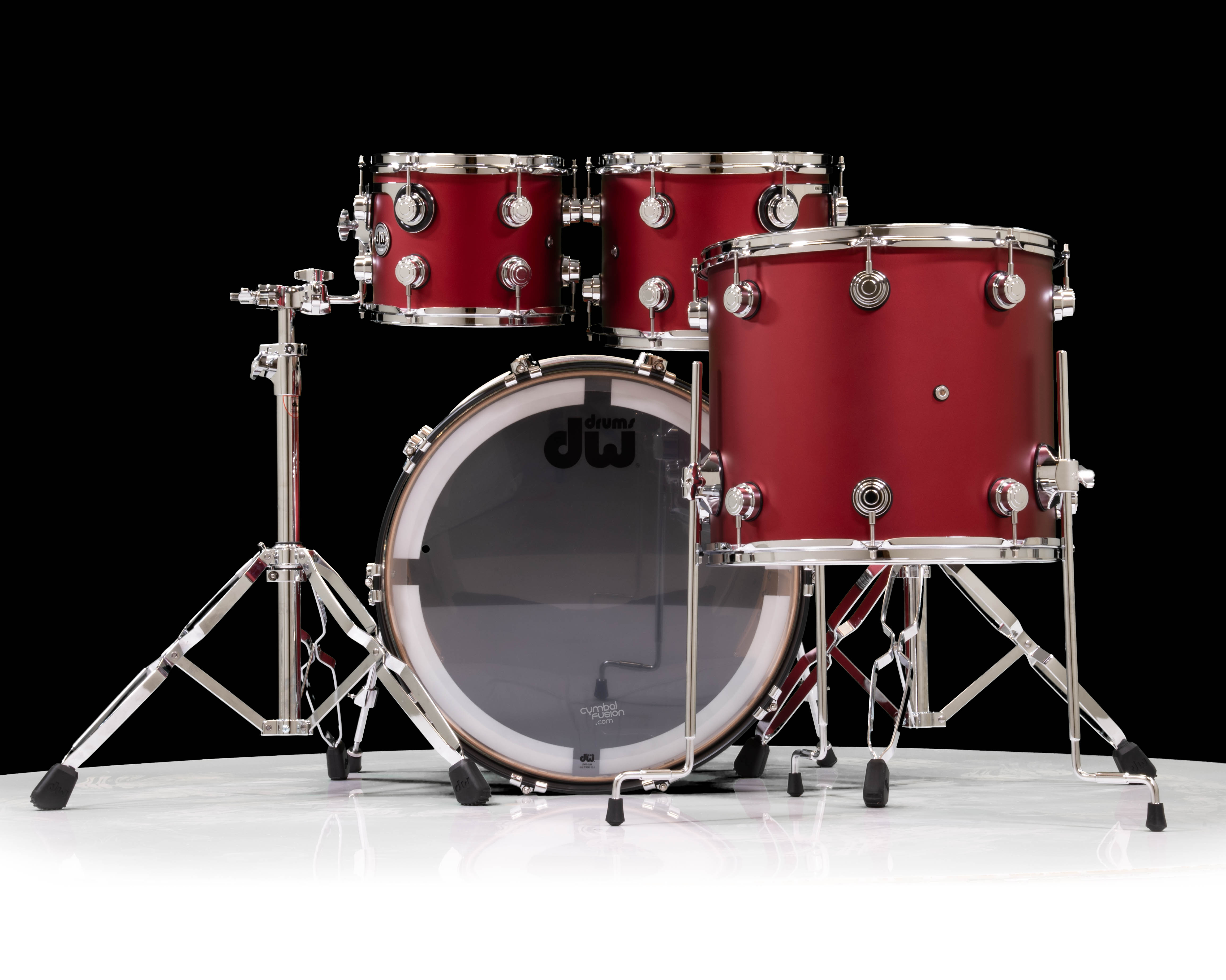 DW Collector's 4pc Maple SSC Kit - Black Cherry Metallic Hard