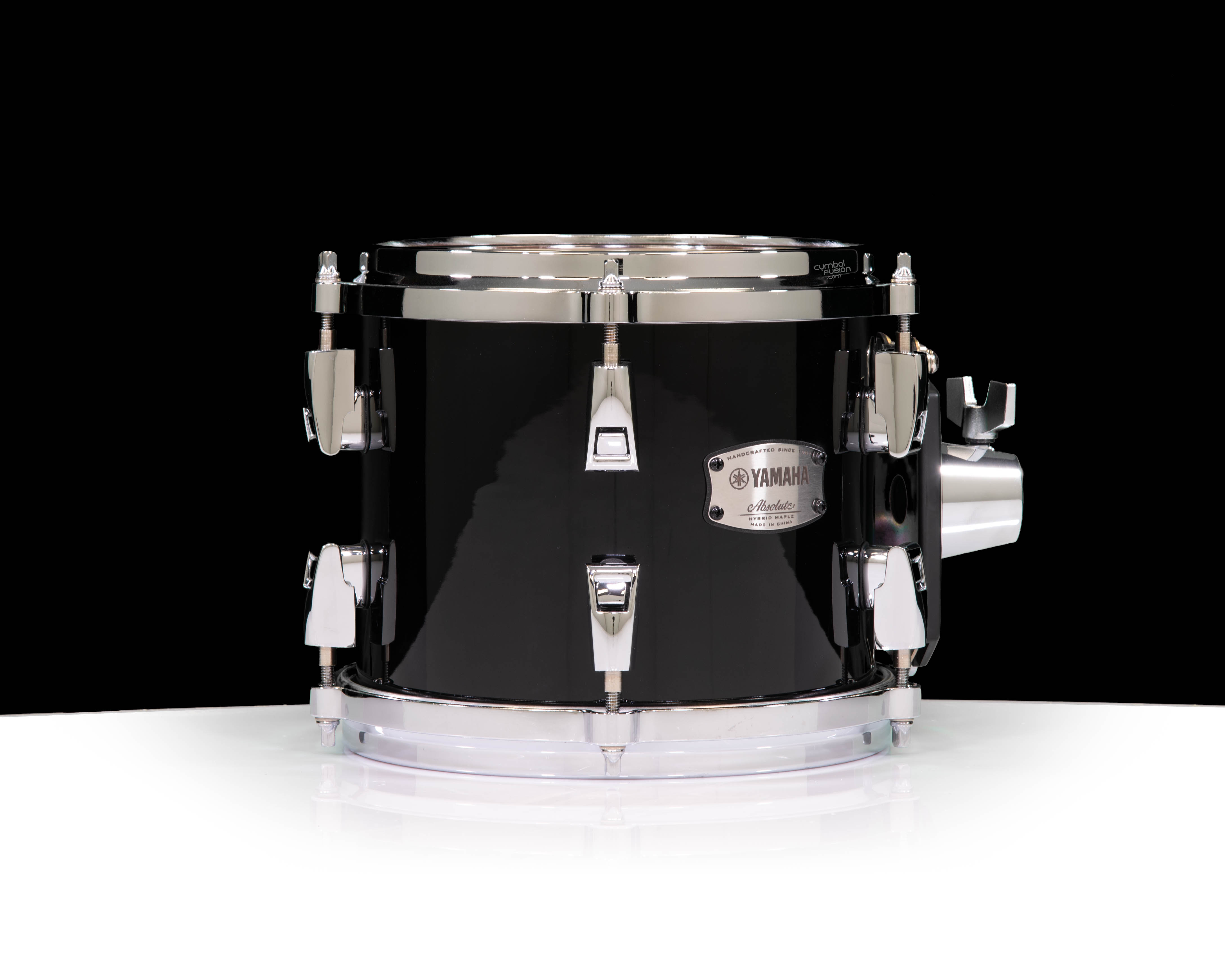 TOUMA SKUTTLE β ‐hybrid black- One up Yamaha Absolute Hybrid Maple 8x7 Tom - Solid Black