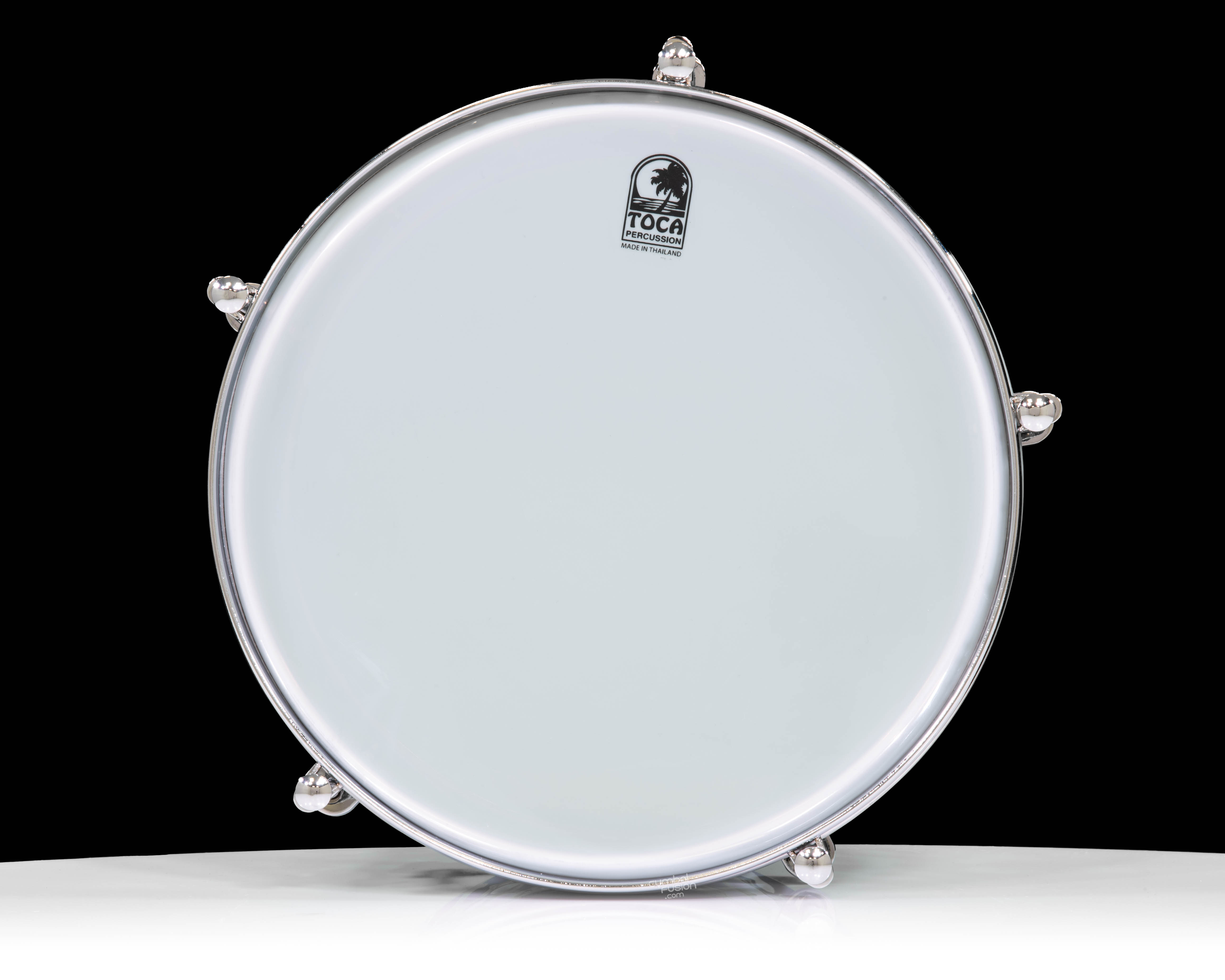 Toca Pro Line- 14in. Single Hammered Timbale - Stainless Steel