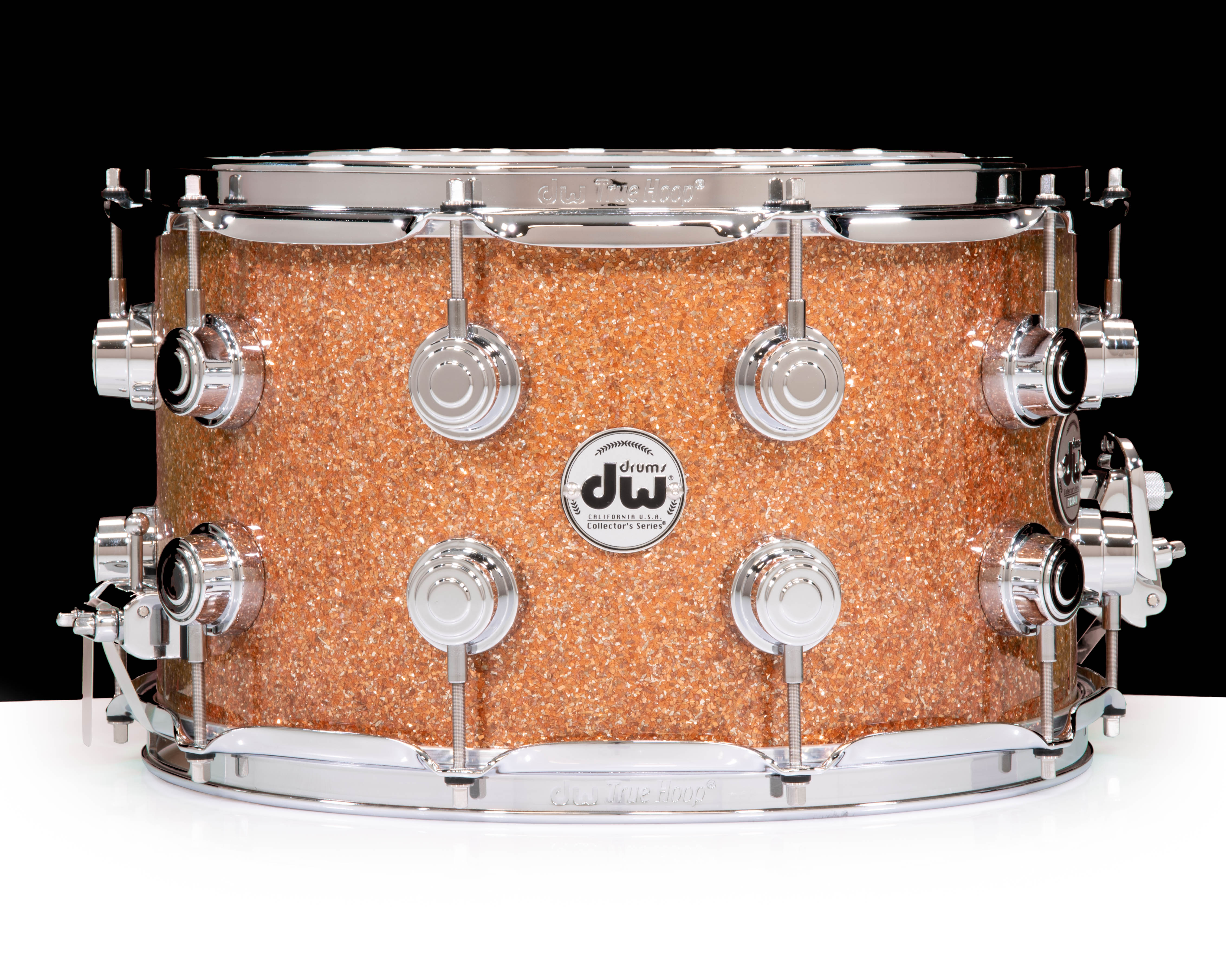 DW Collector's 8x14 SSC Maple Snare - Champagne Glass w/Chrome HW