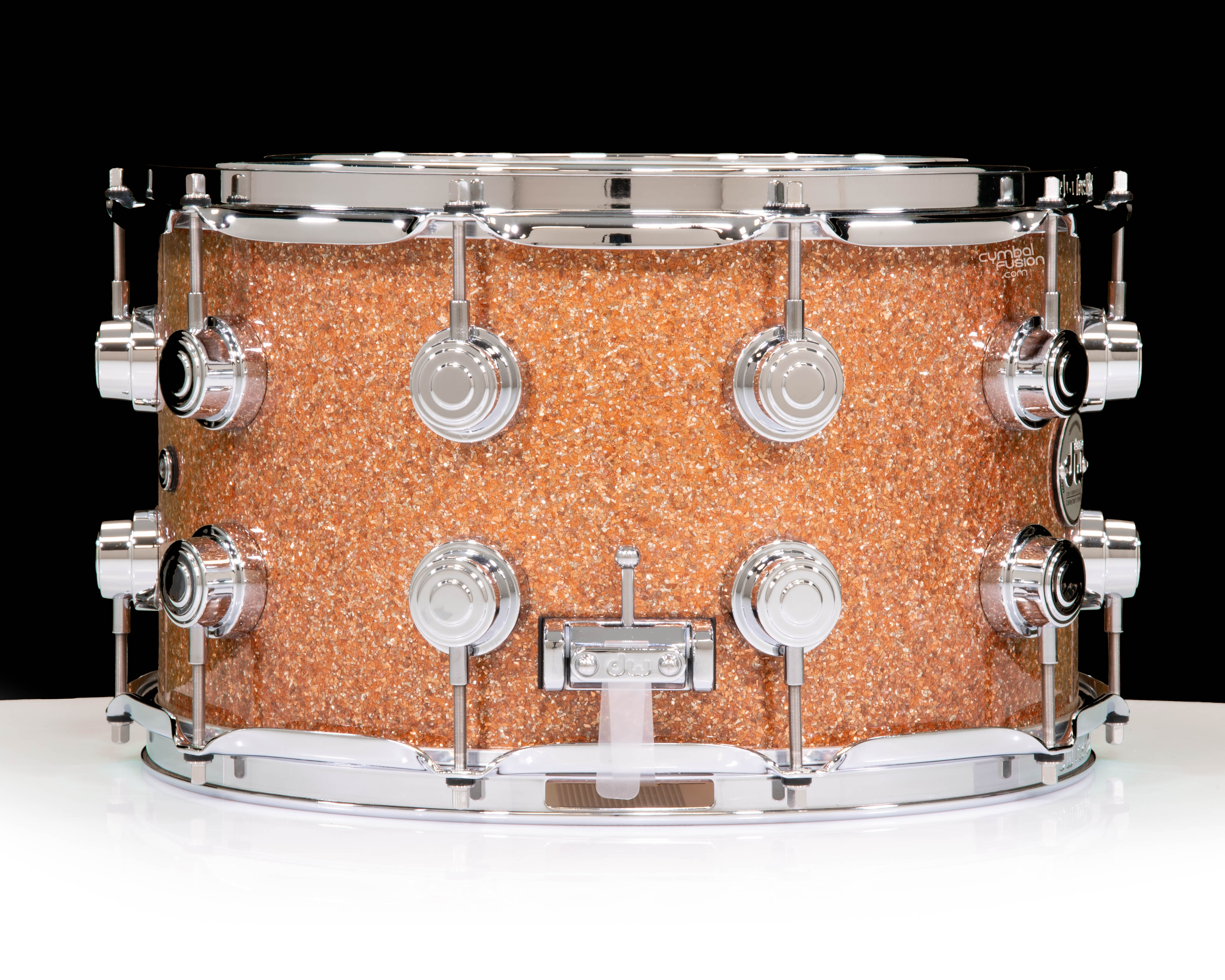 DW Collector's 8x14 SSC Maple Snare - Champagne Glass w/Chrome HW