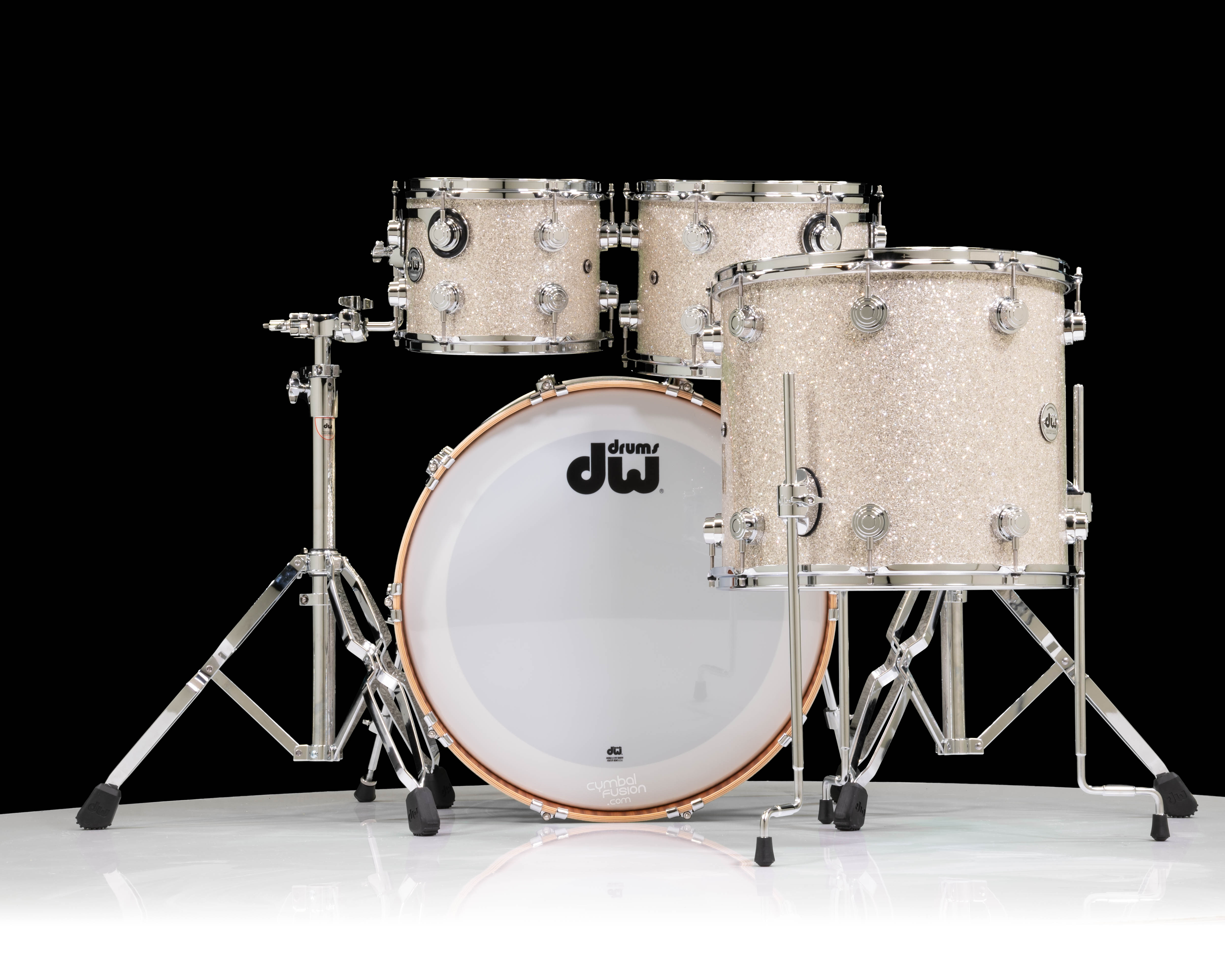 DW Collector's 4pc Maple/Mahogany Kit - Broken Glass 10/12/16/22