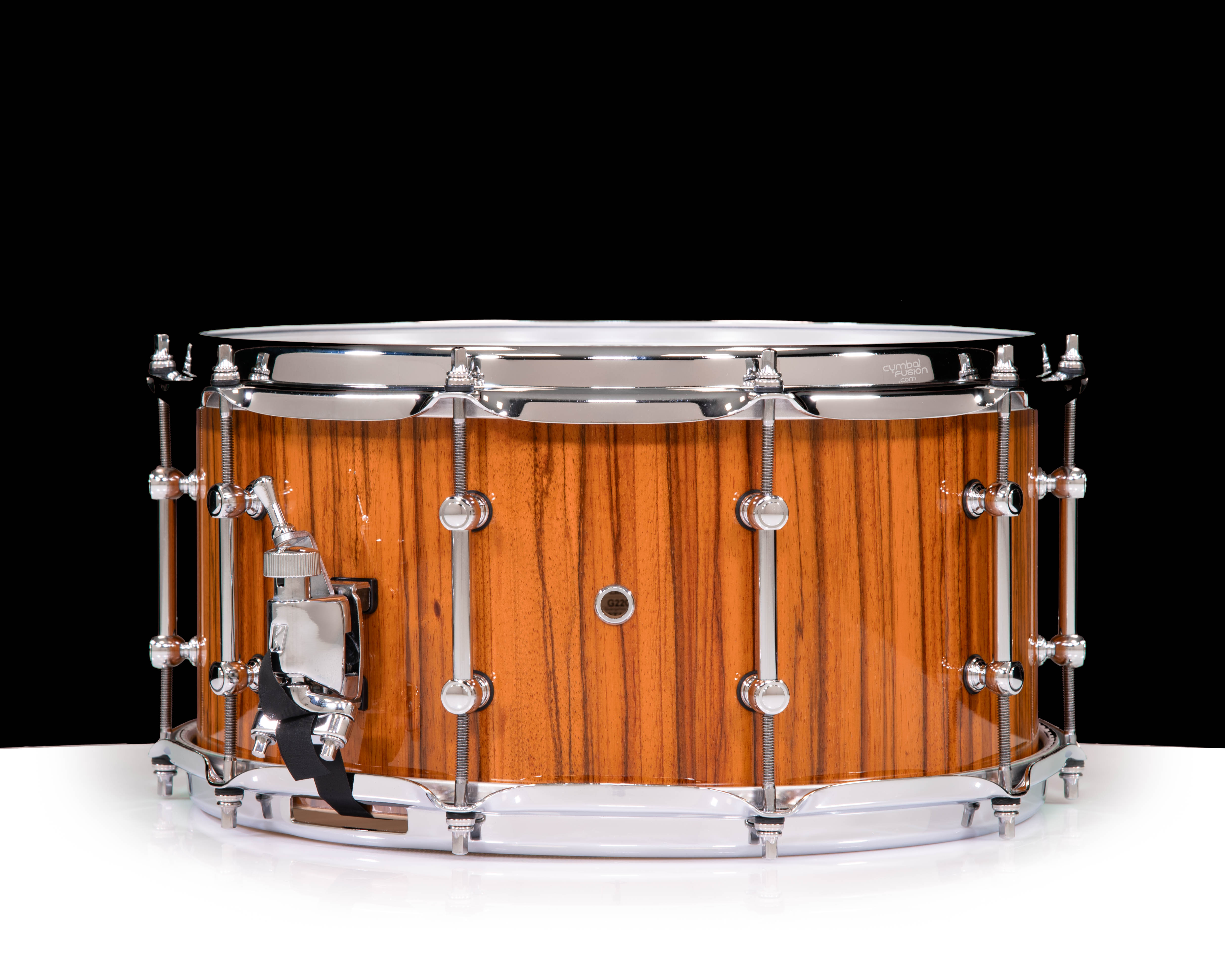 Tama SLP G-Maple 14x7 Snare - Gloss Natural Zebrawood Open Box