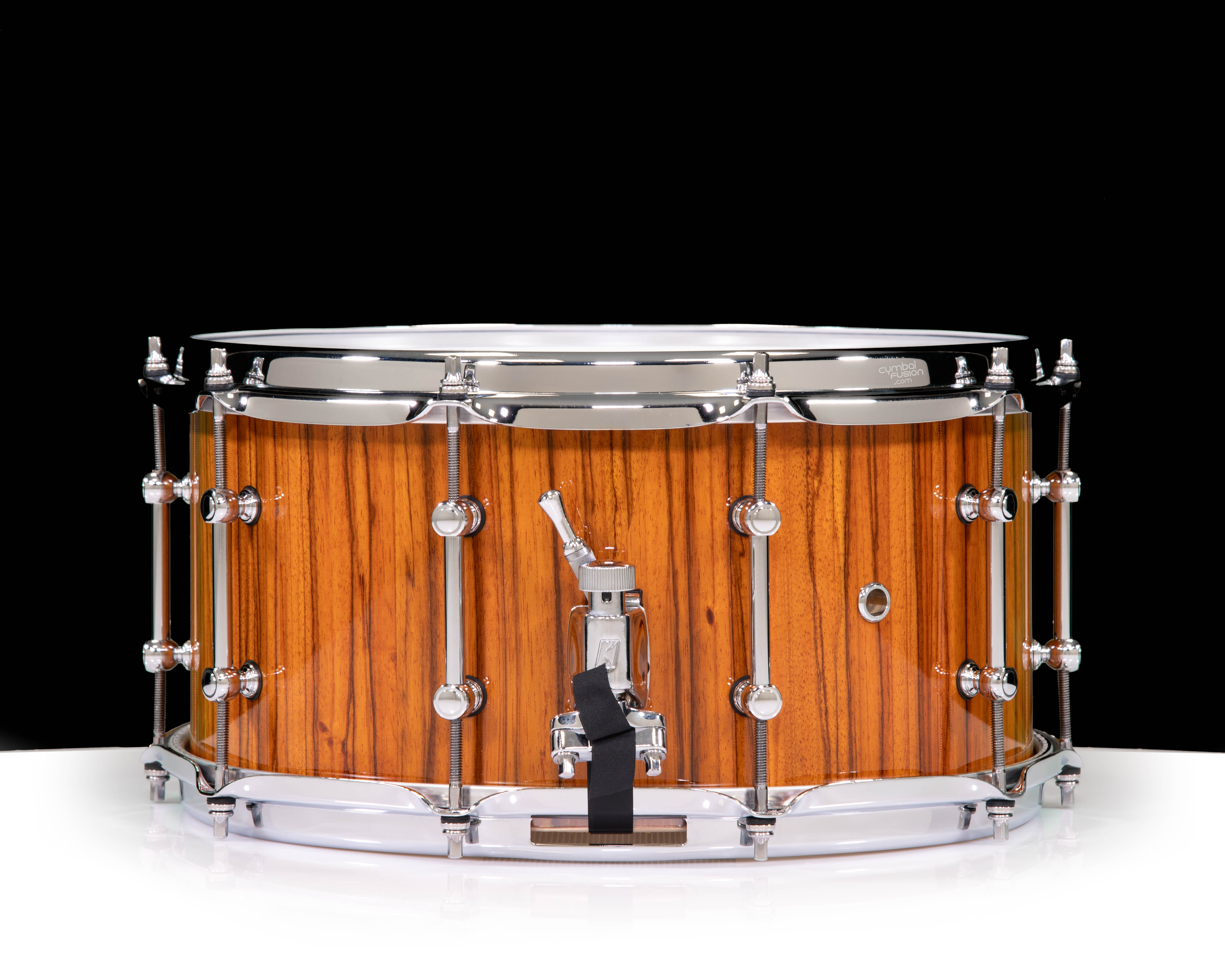 Tama SLP G-Maple 14x7 Snare - Gloss Natural Zebrawood Open Box