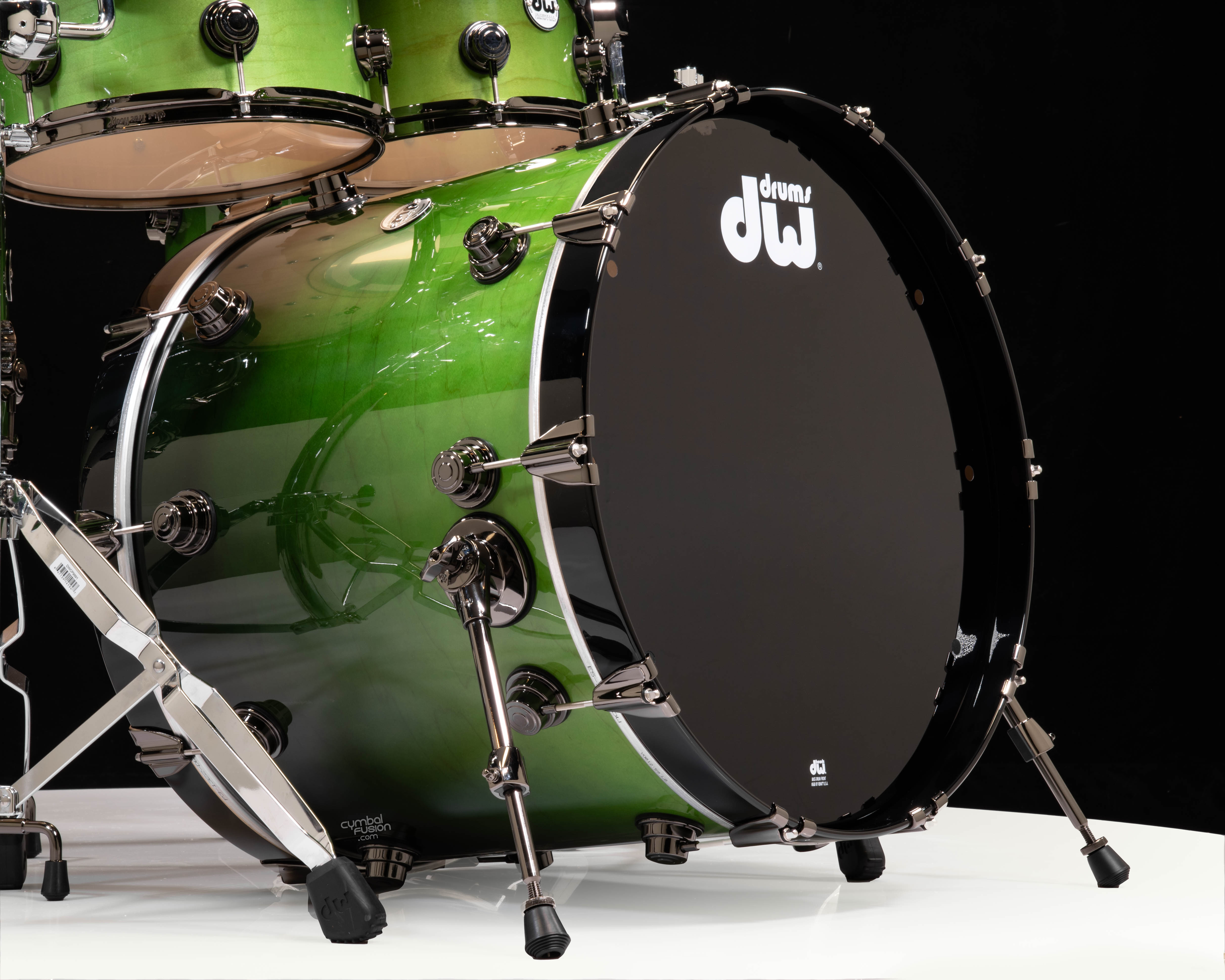 DW Collector's 6pc Kit - Lime Green to Candy Black Fade