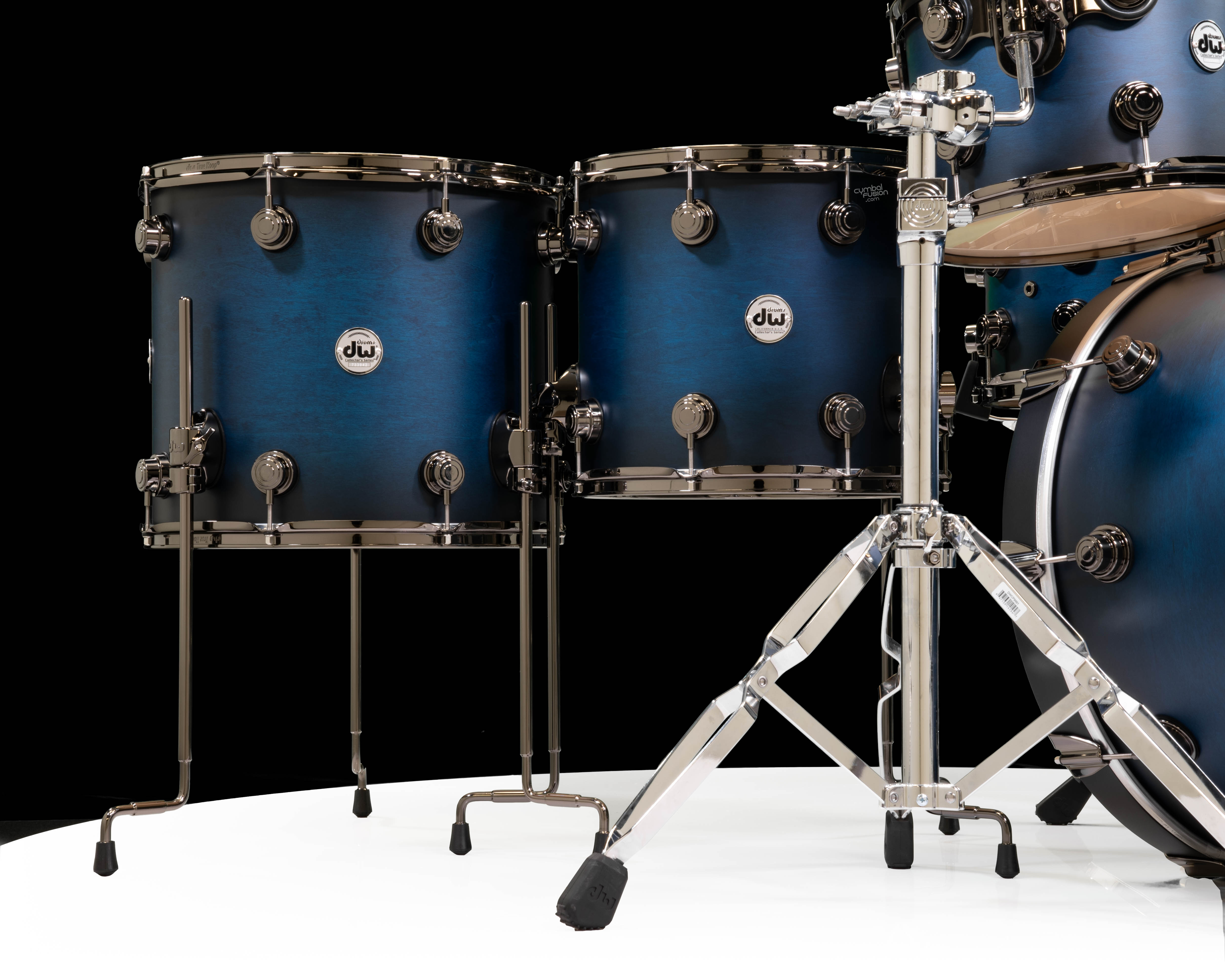 DW Collector's SSC Maple 6pc Kit - Regal to Royal Satin Oil Burst