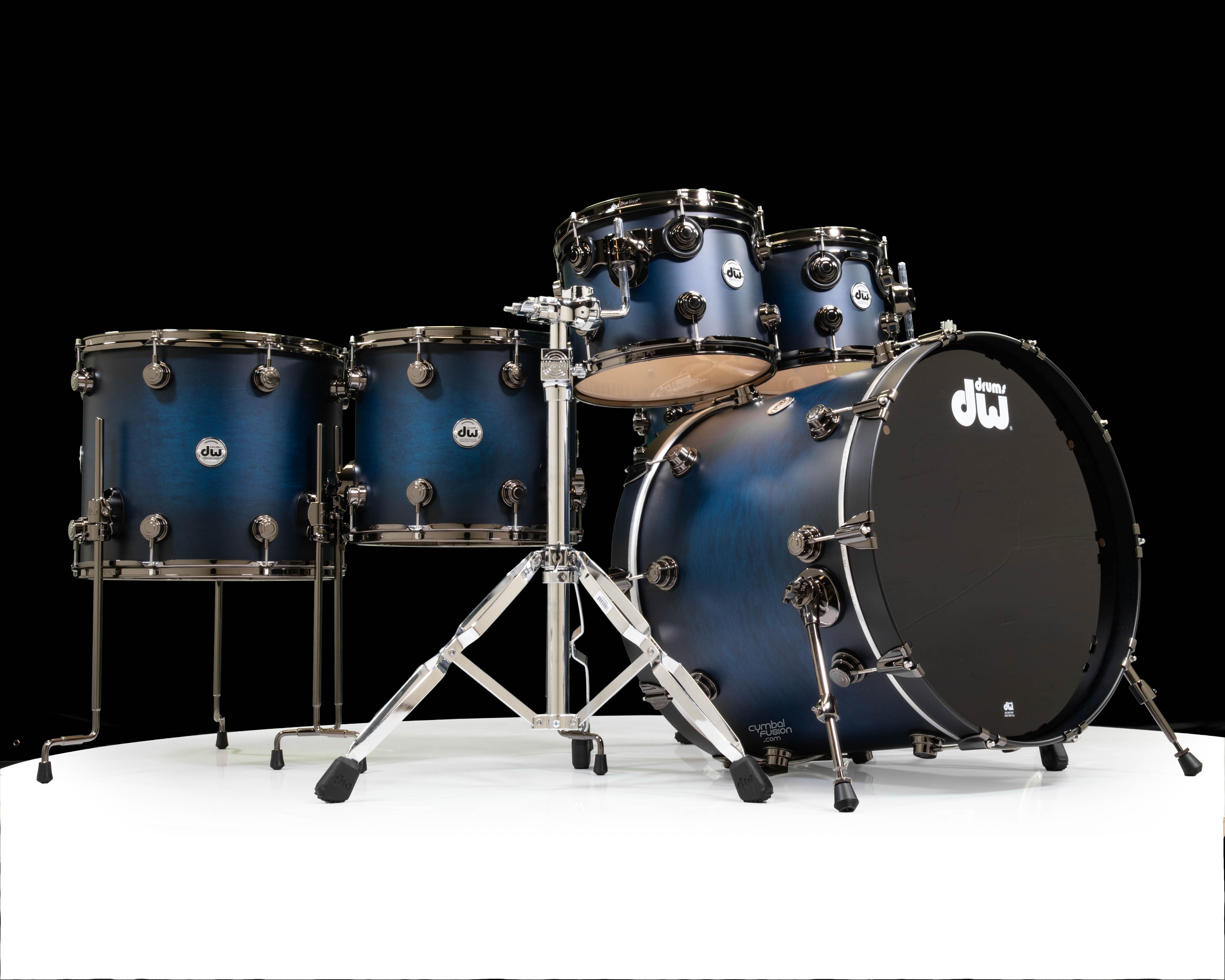 DW Collector's SSC Maple Regal to Royal Satin Oil w/ Black NIckel