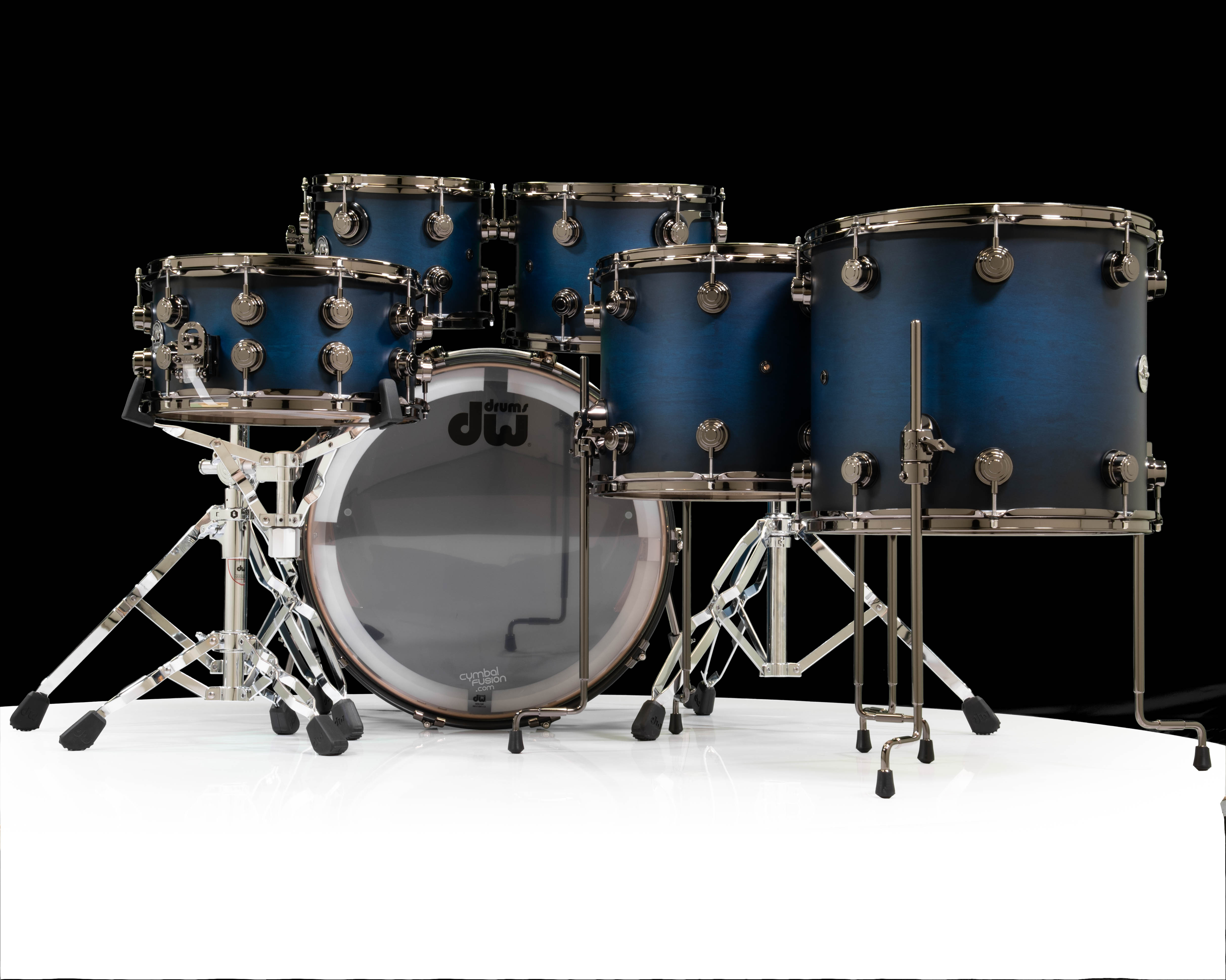 DW Collector's SSC Maple Regal to Royal Satin Oil w/ Black NIckel