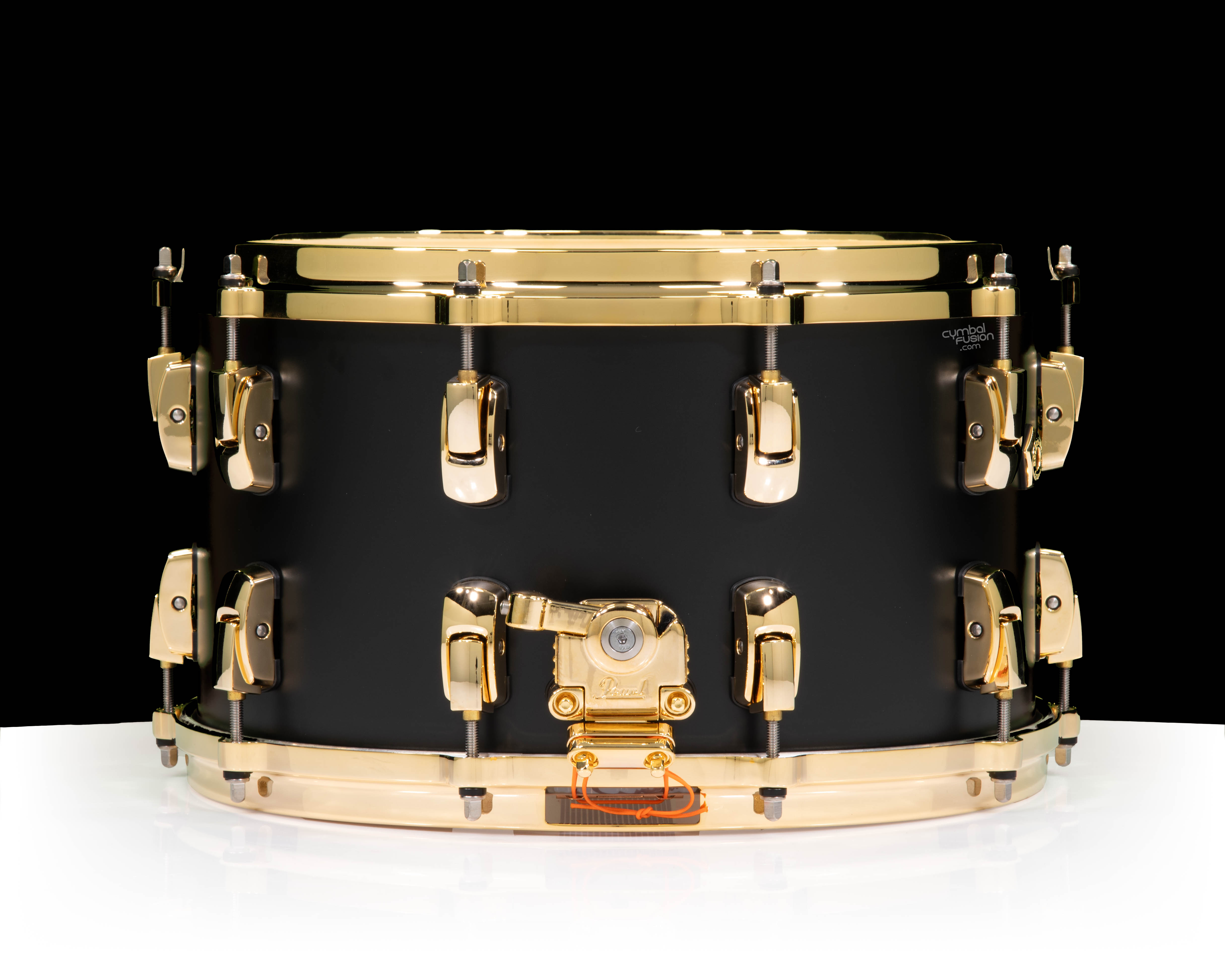 Pearl Masterworks 14x8 Stadium Shell Snare Drum - Matte Black w