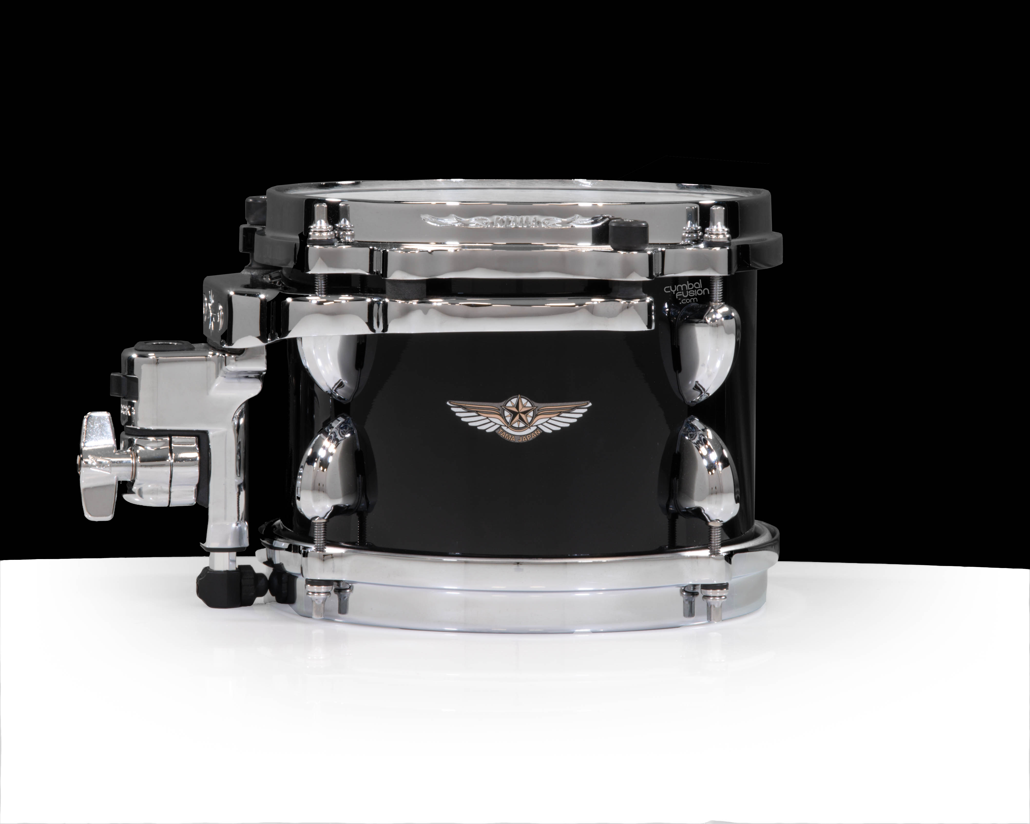 Used Tama Star Walnut 8x6 Tom - Piano Black - CymbalFusion.com