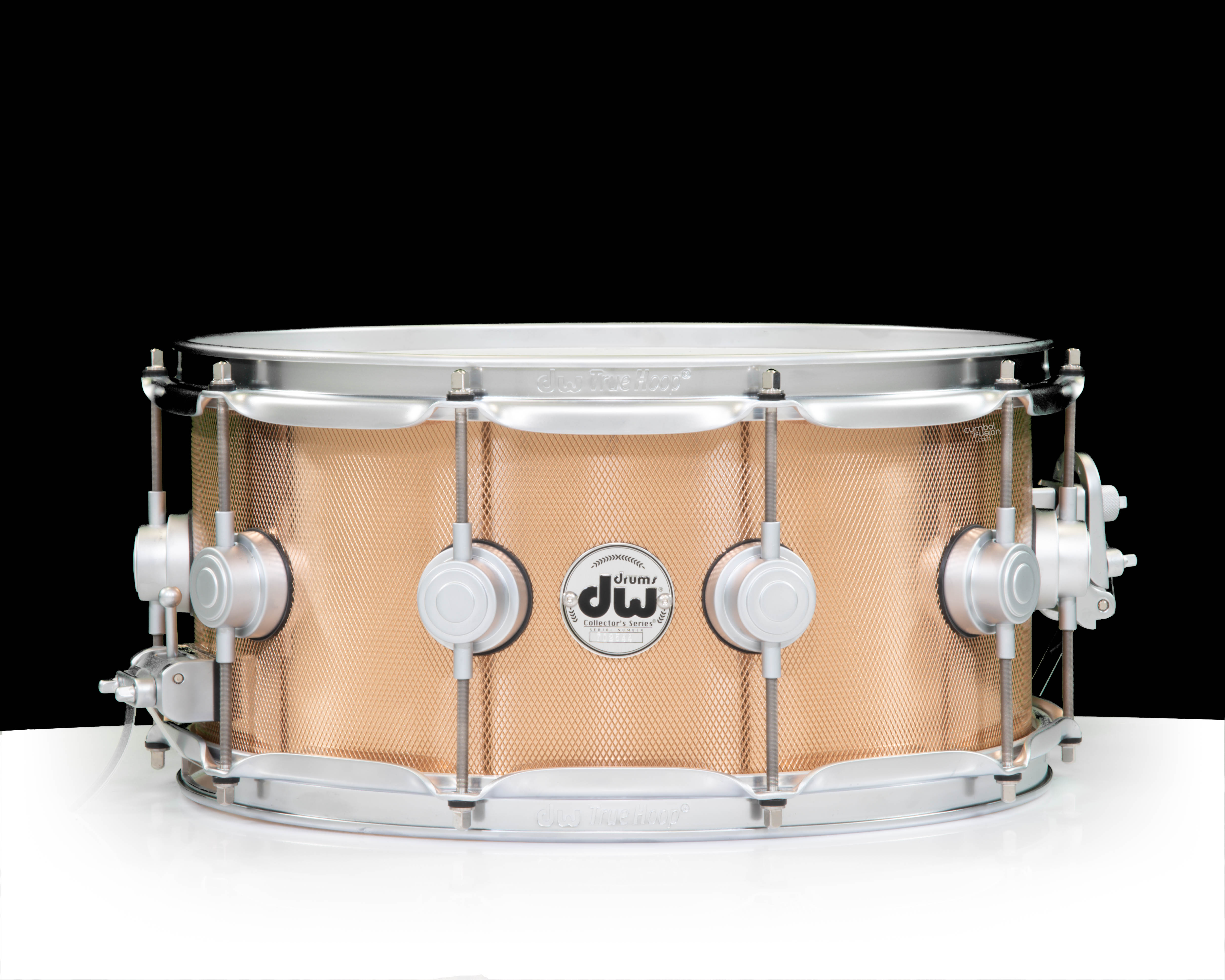 DW Collector's Knurled Bronze 6.5x14 Snare Drum w/Satin Chrome HW
