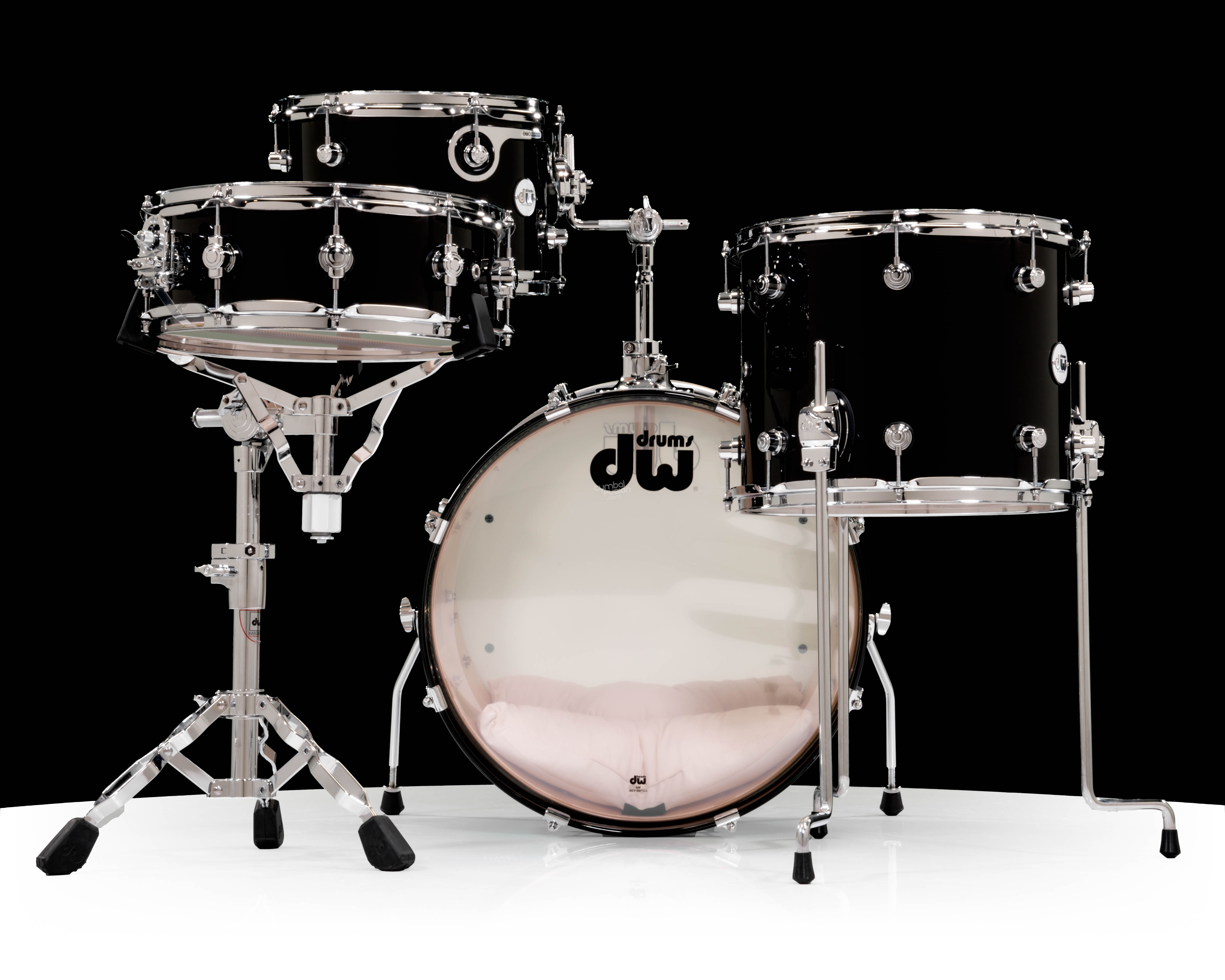 DW Design Series Frequent Flyer 4pc Shell Pack - Gloss Piano Black
