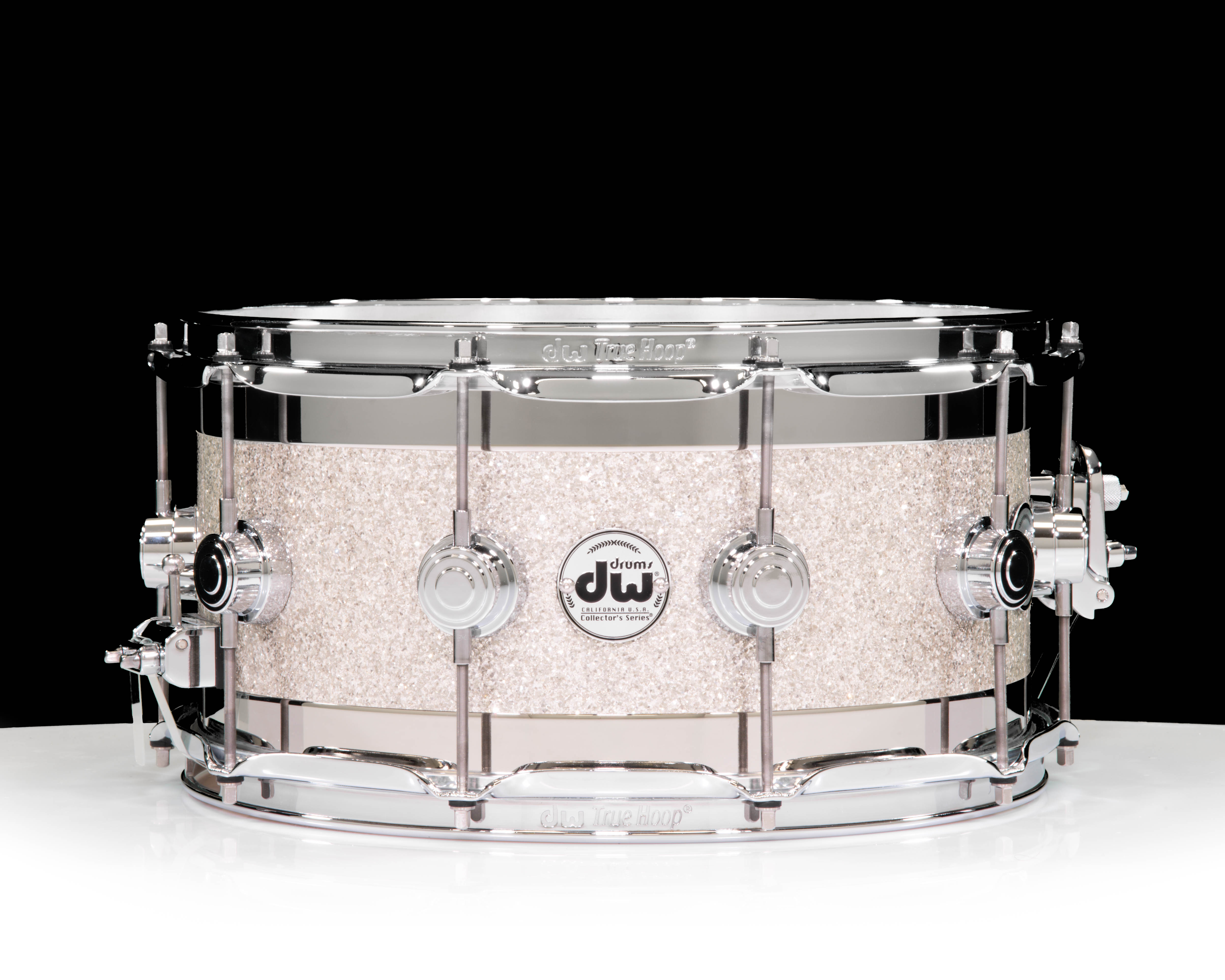 dw edge (14×5) DW Collector's Series 7x14 Maple Edge Snare - Broken Glass w