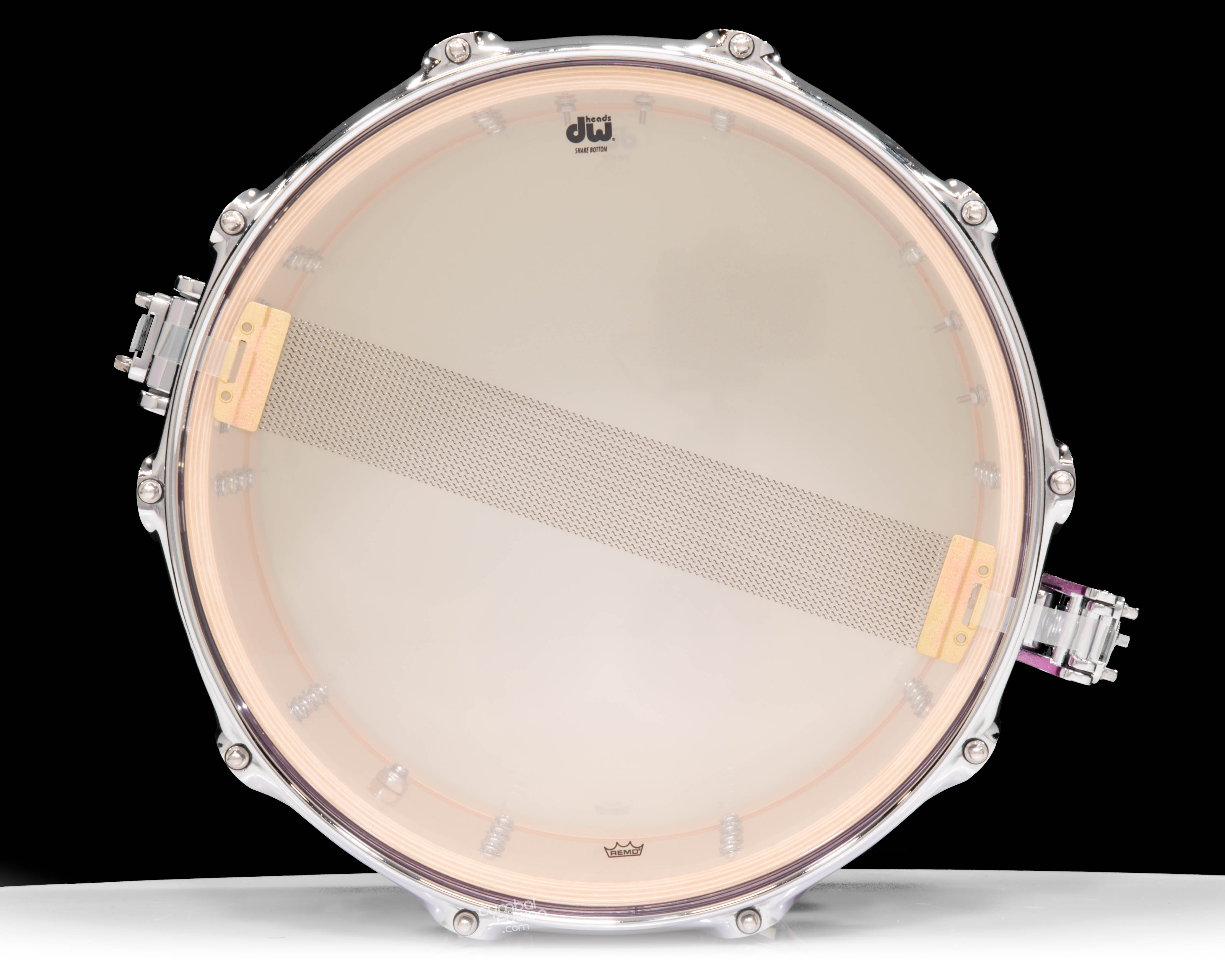 DW Collector's 8x14 Maple SSC Snare Drum-Blue Glitz Lacquer
