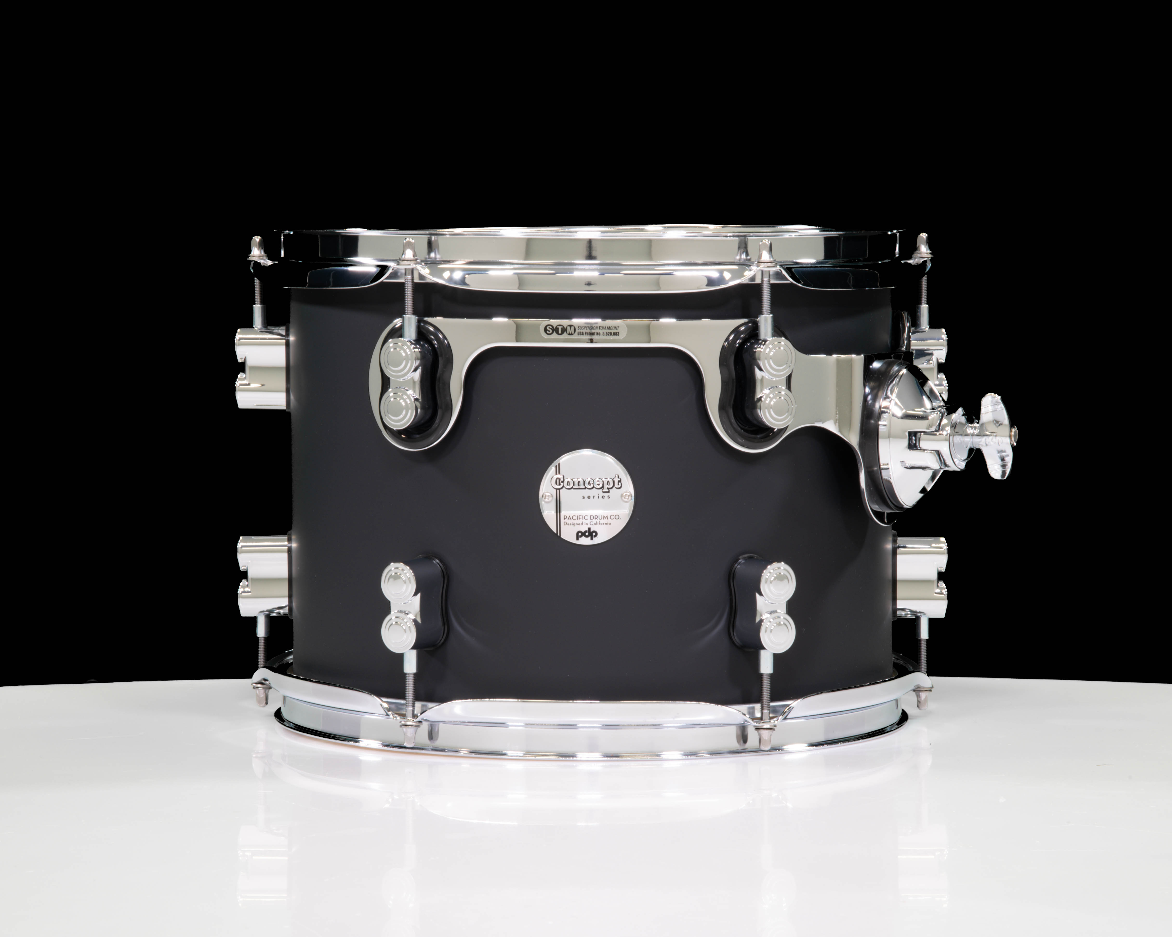PDP Concept Maple 9x12 Tom - Satin Black - CymbalFusion.com