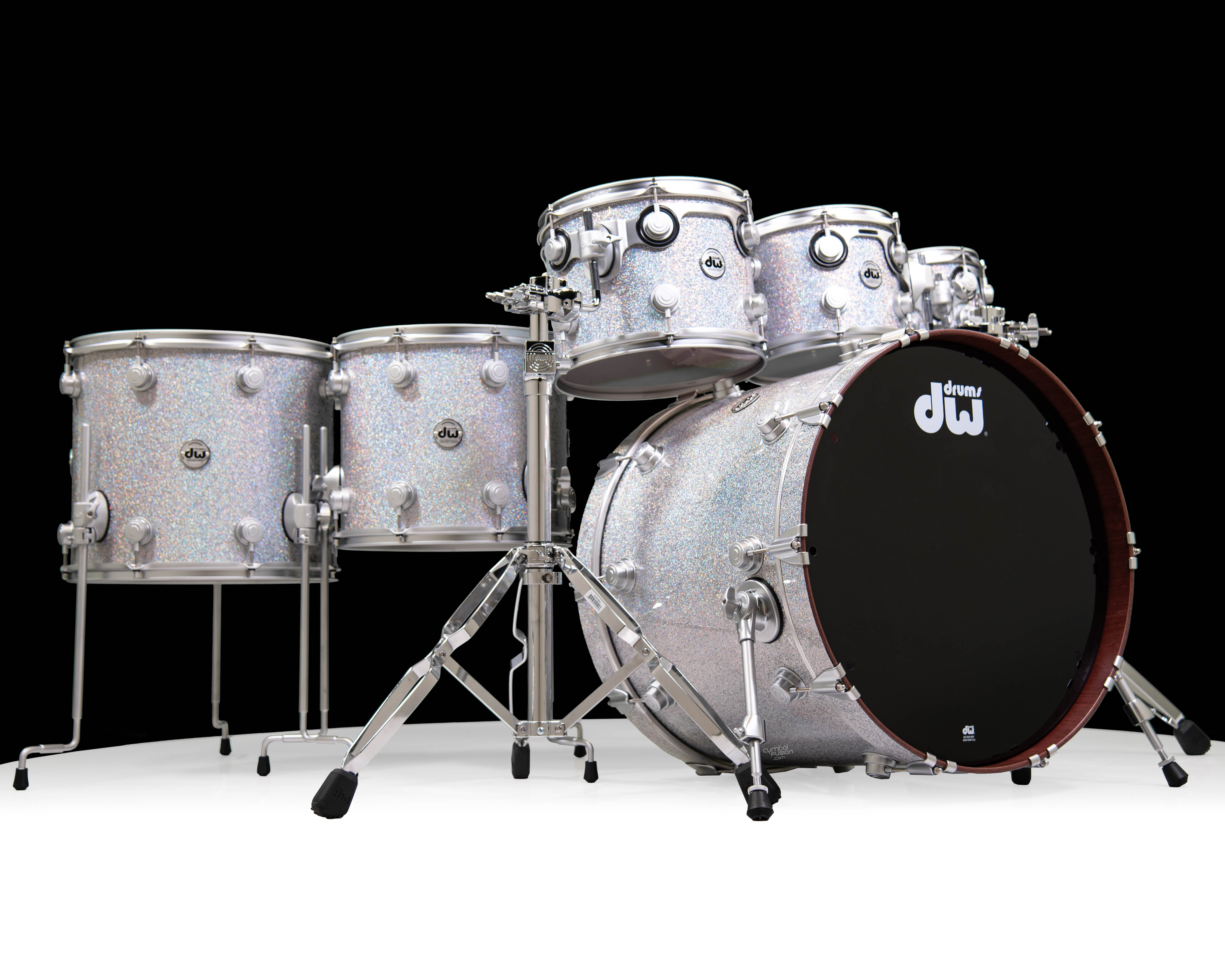 DW Collector's 6pc Purpleheart - Diamond Nebula Finish Ply w/SC